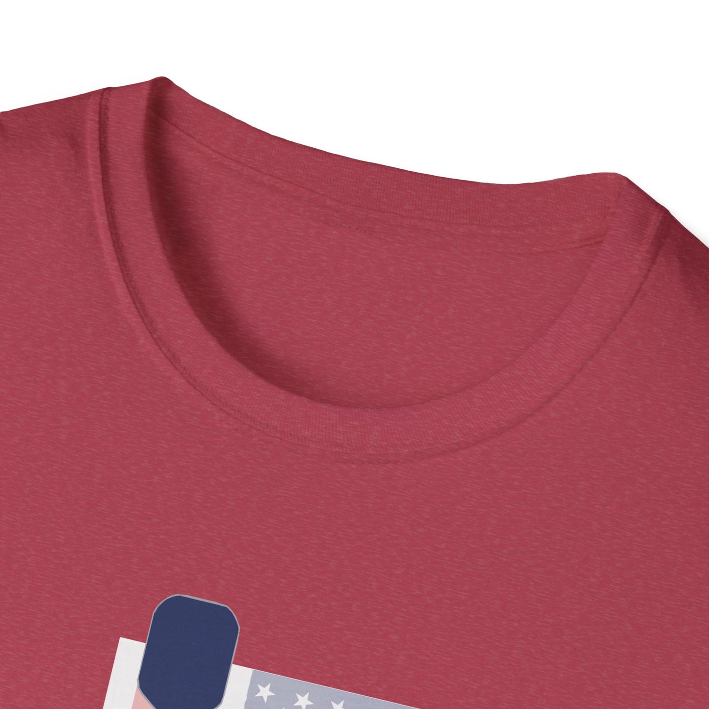 America's Sport with Flag. Pickleball Tee.
