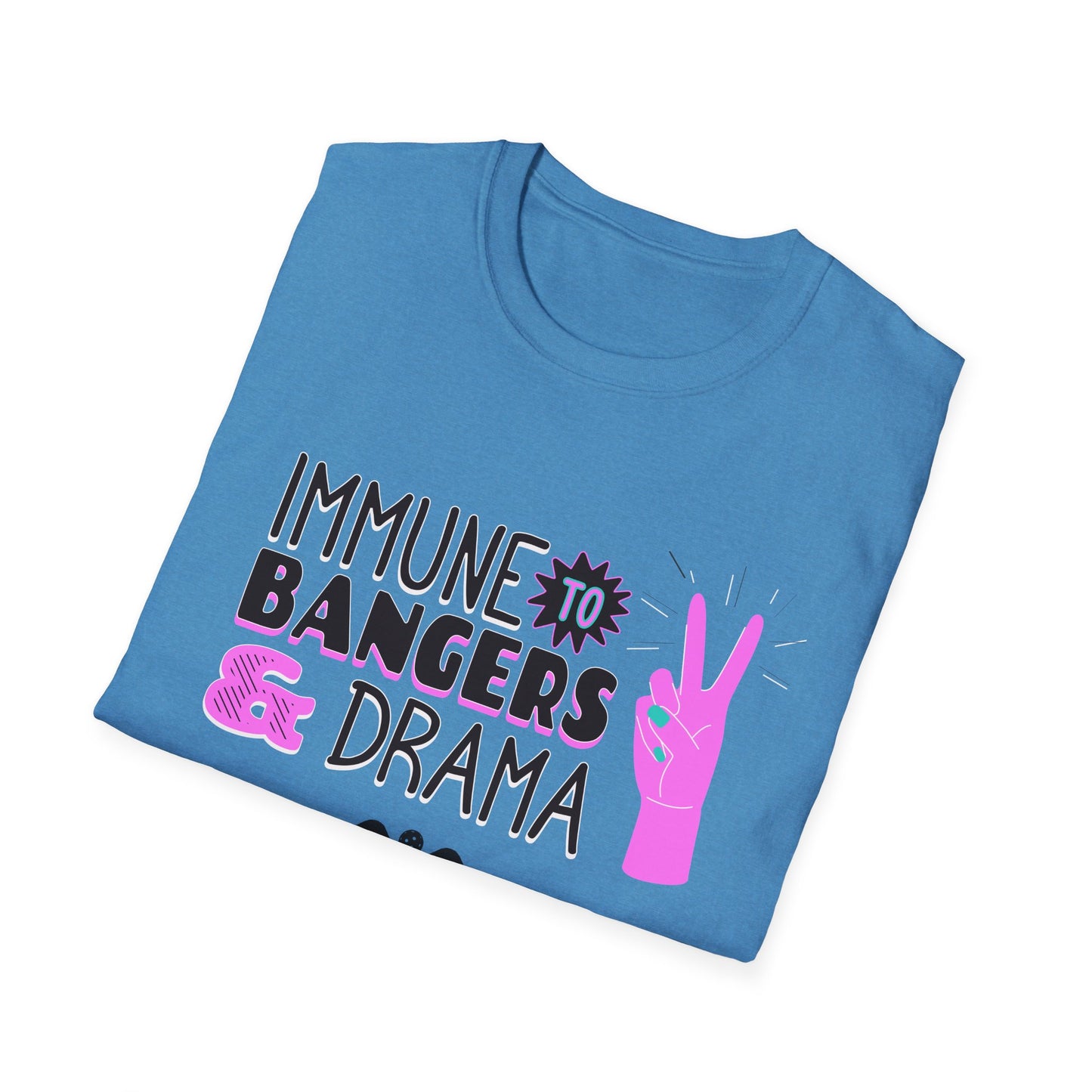 Immune to Bangers and Drama. Pickleball Tee.