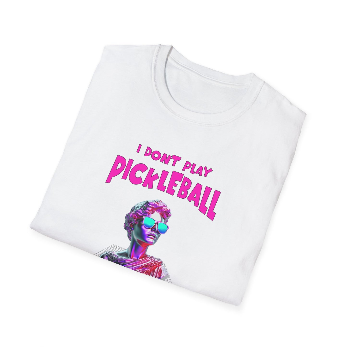 I Don't Play Pickleball Because (female). Pickleball Tee.