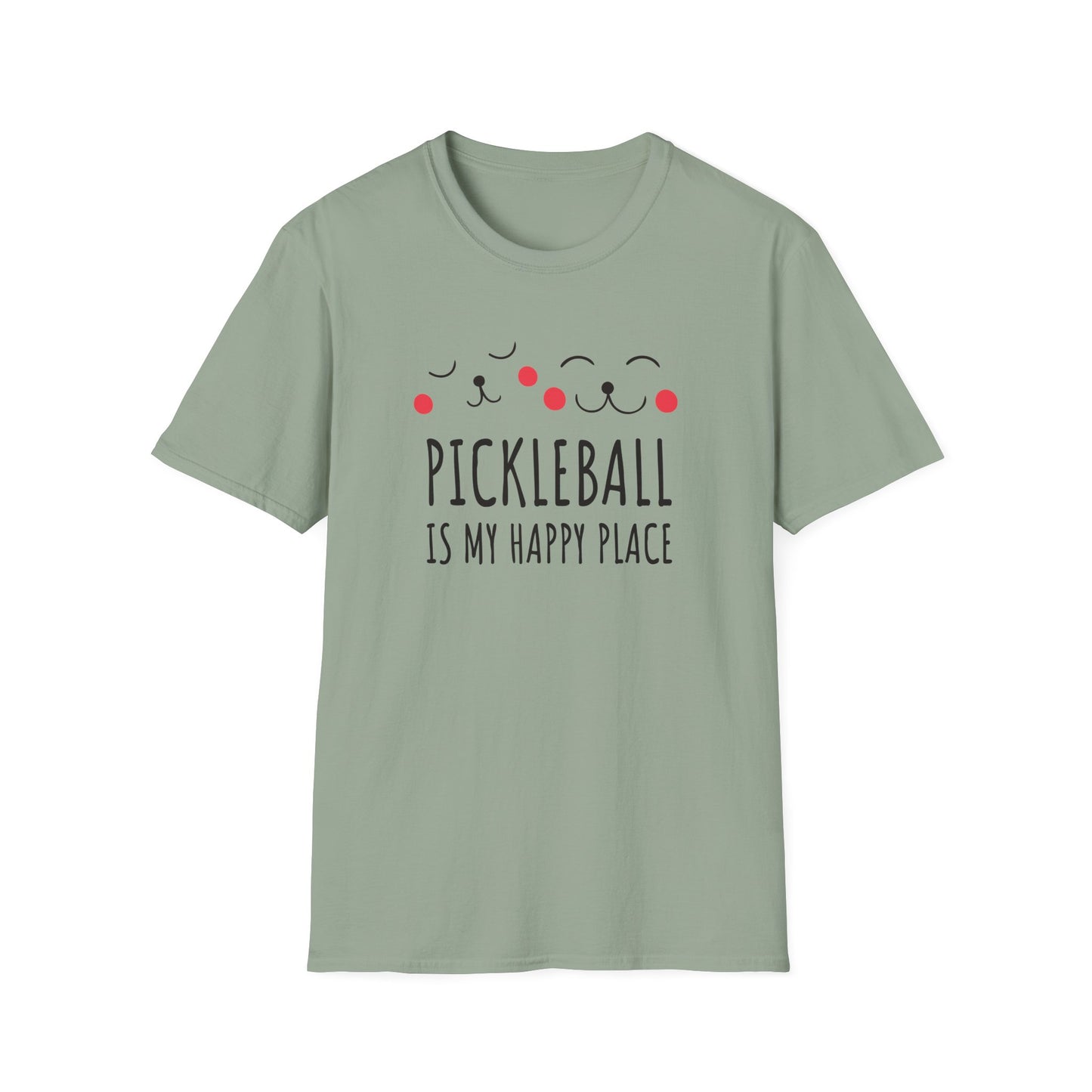 Pickleball is My Happy Place. Pickleball Tee.
