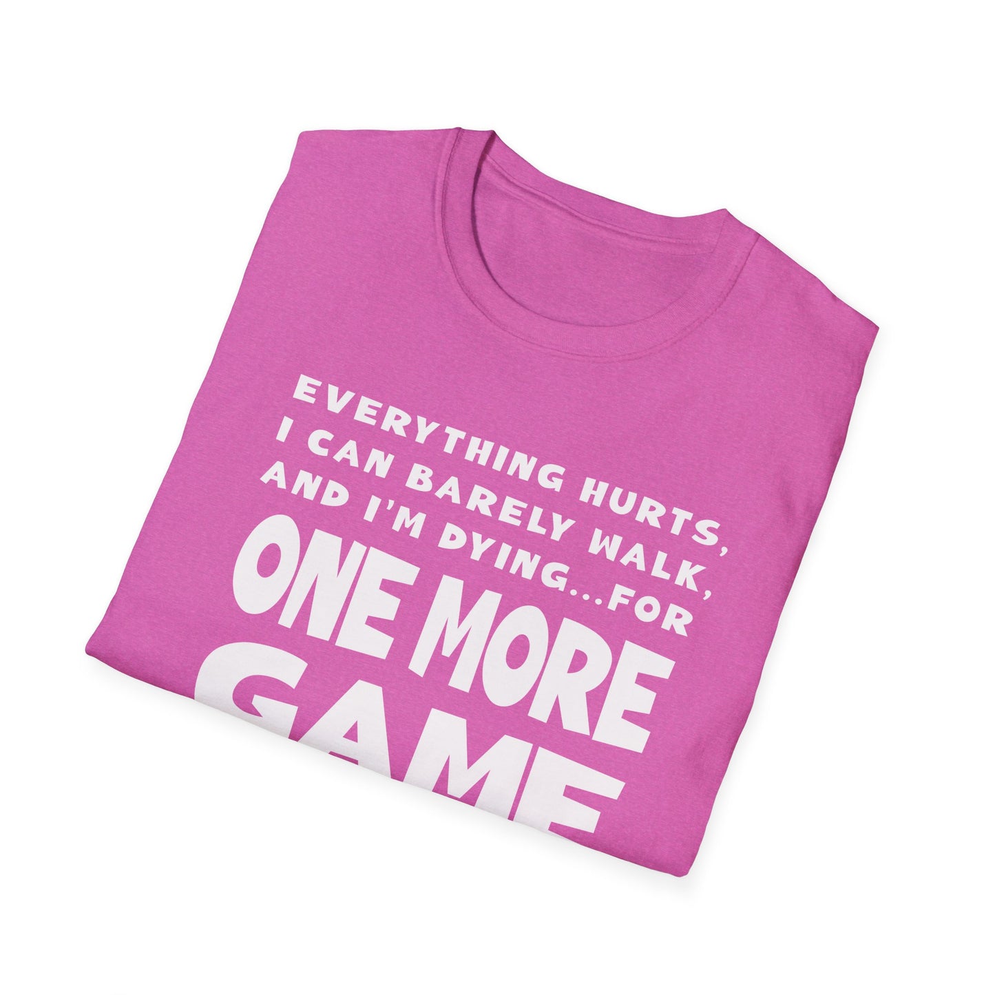 One More Game. Pickleball Tee.