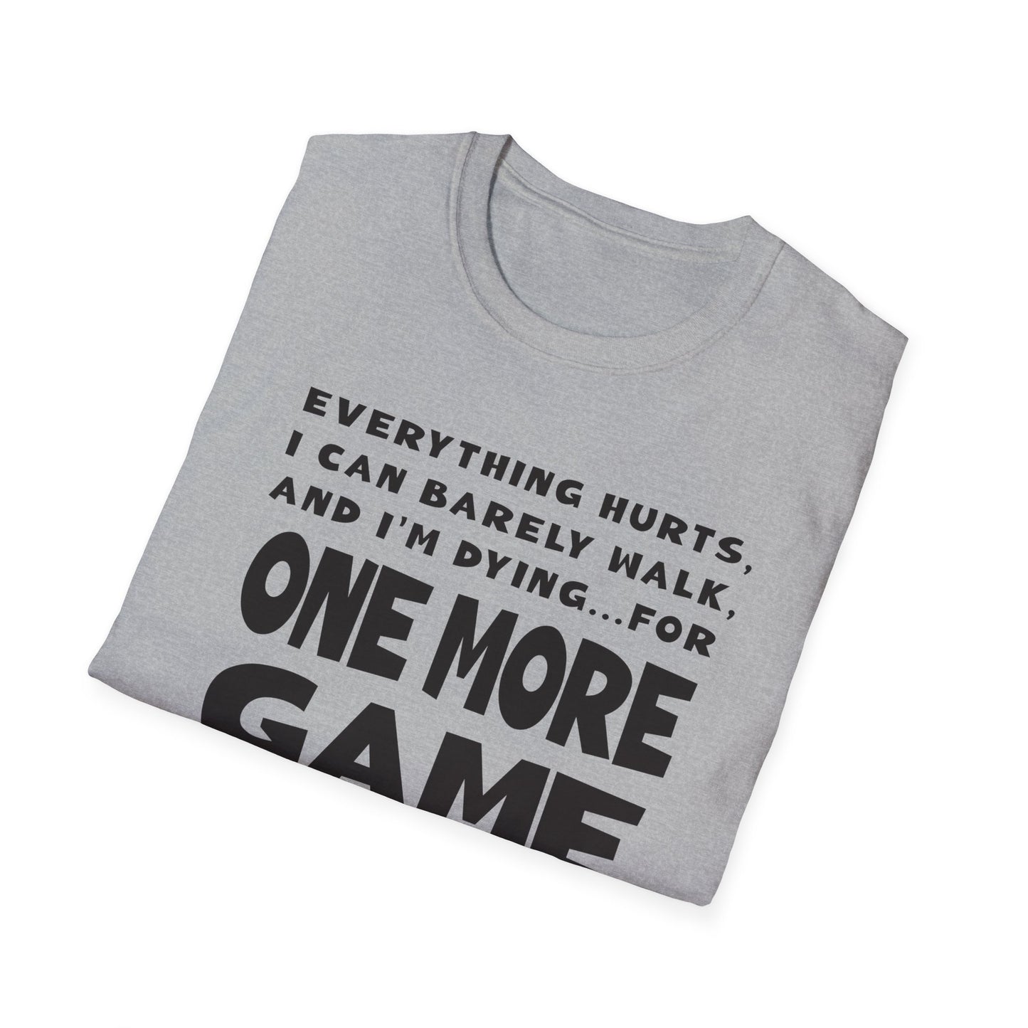 One More Game. Pickleball Tee.