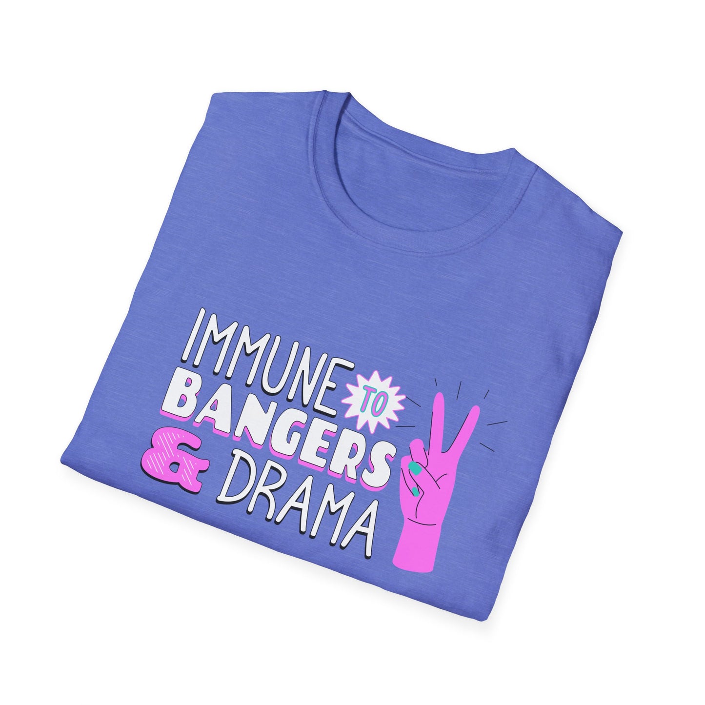 Immune to Bangers and Drama. Pickleball Tee.
