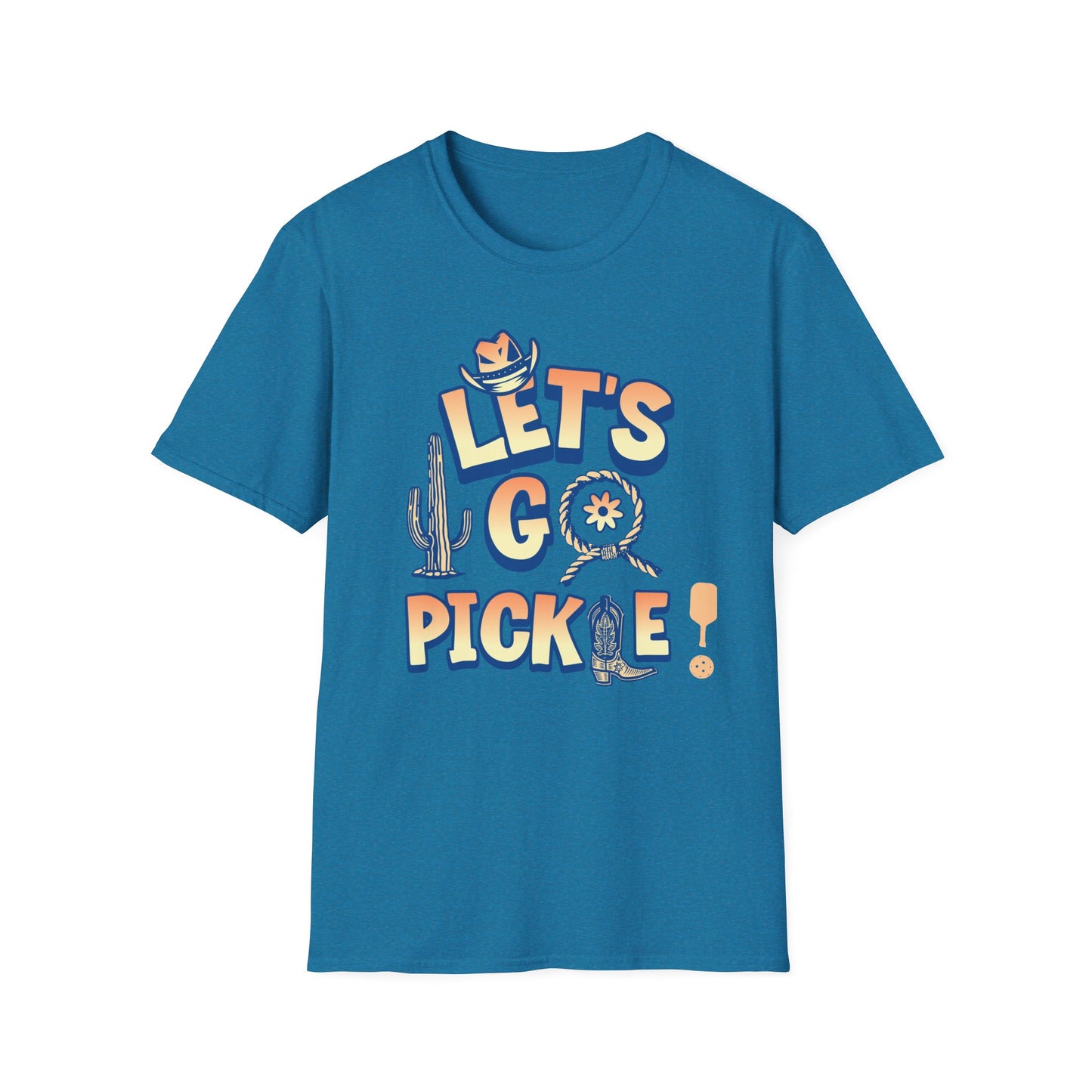 Let's Go Pickle. Pickleball Tee.