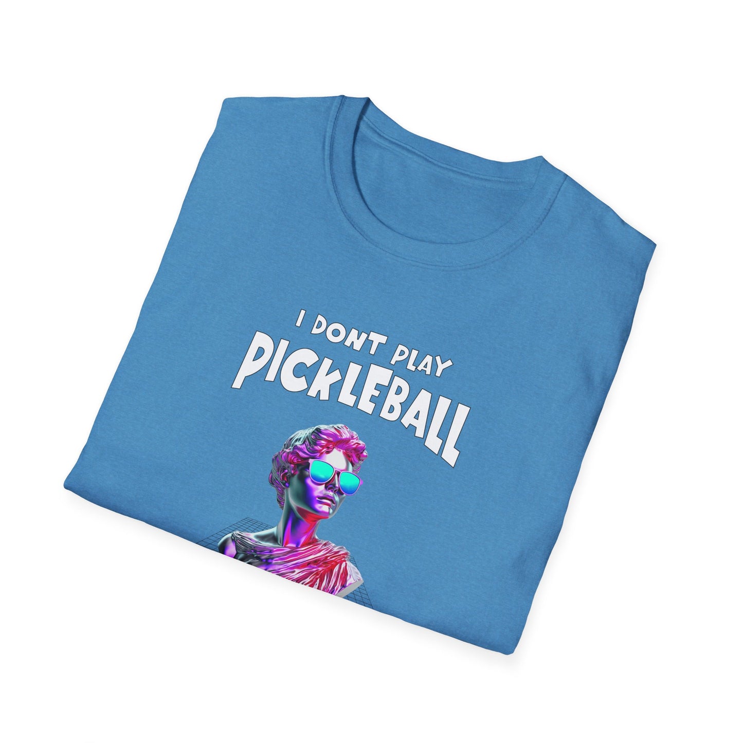 I Don't Play Pickleball Because (female). Pickleball Tee.
