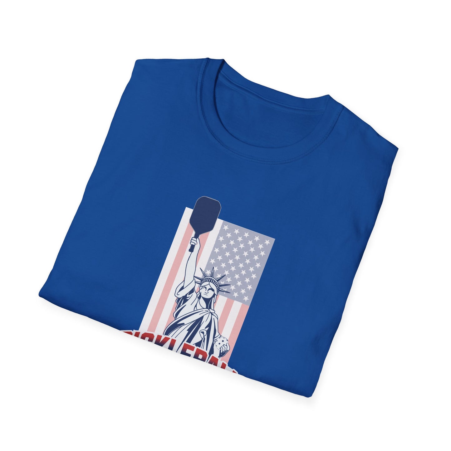 America's Sport with Flag. Pickleball Tee.