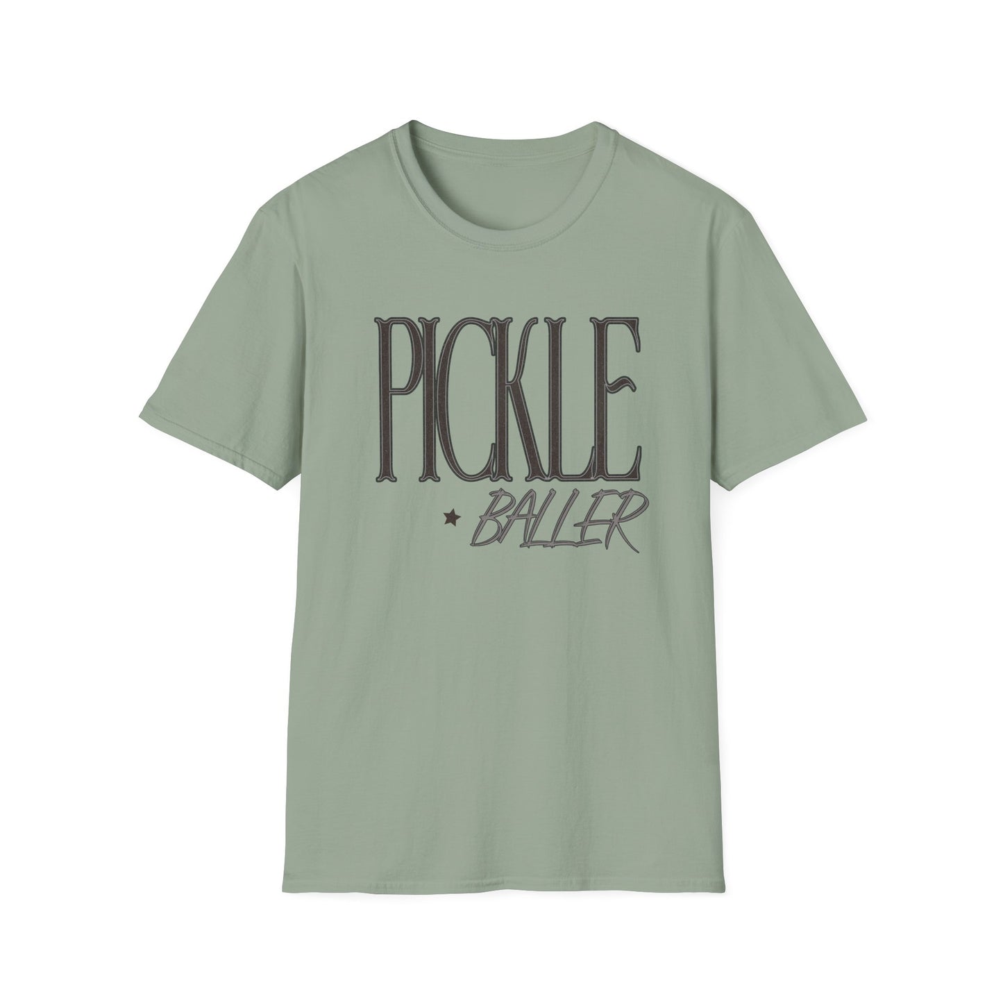 Pickle Baller. Pickleball Tee.
