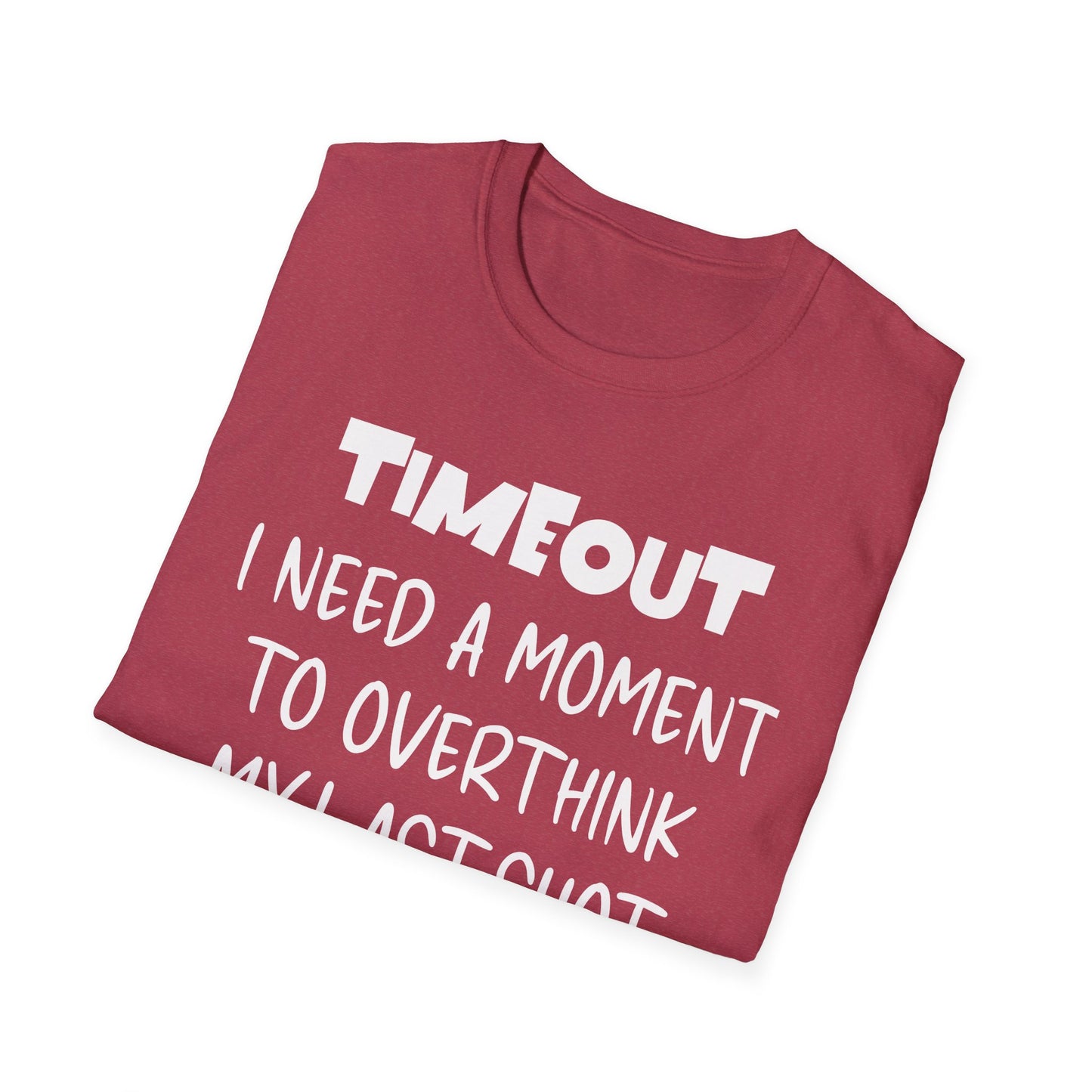 TIMEOUT. I Need A Moment. Pickleball Tee.