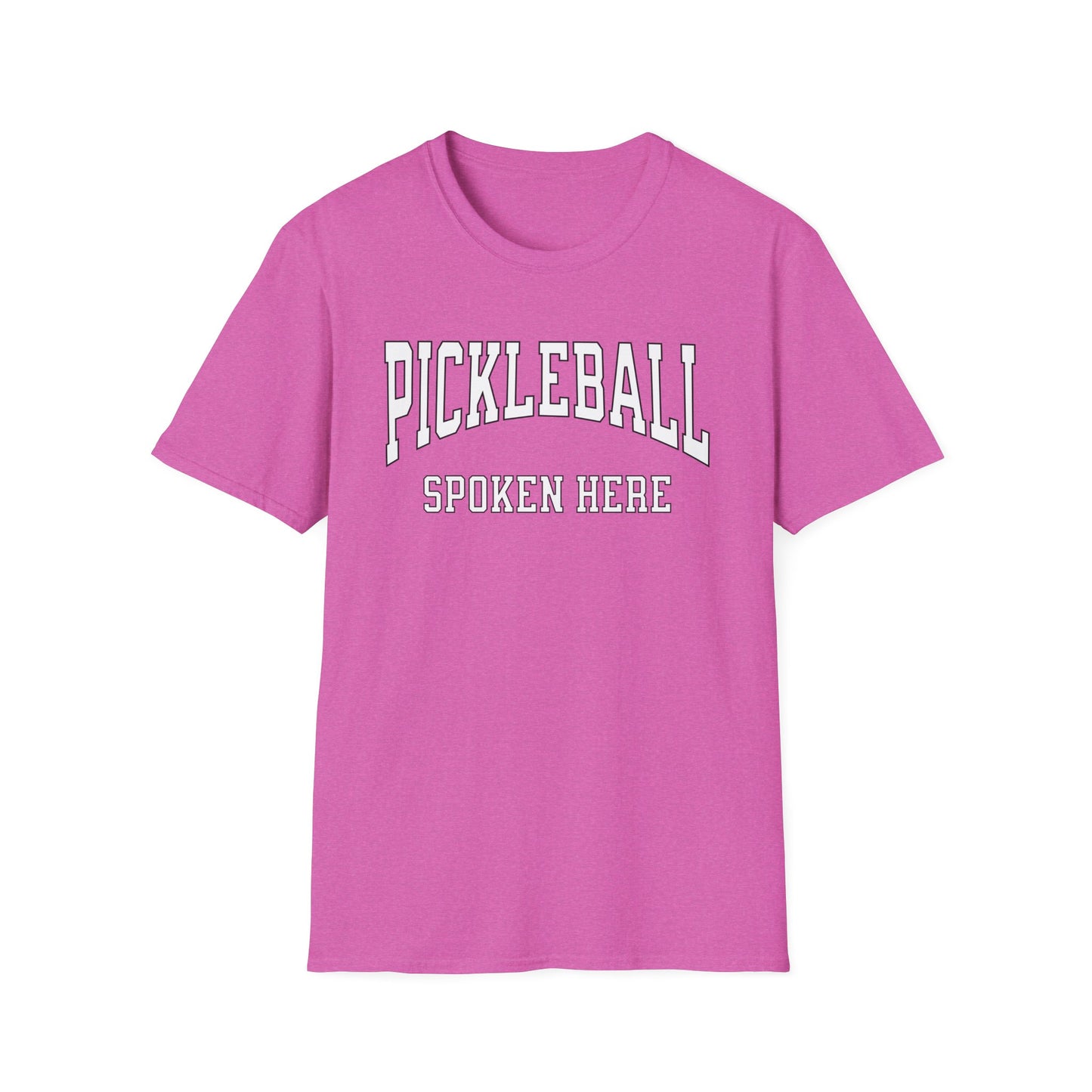 Pickleball Spoken Here. Pickleball Tee.