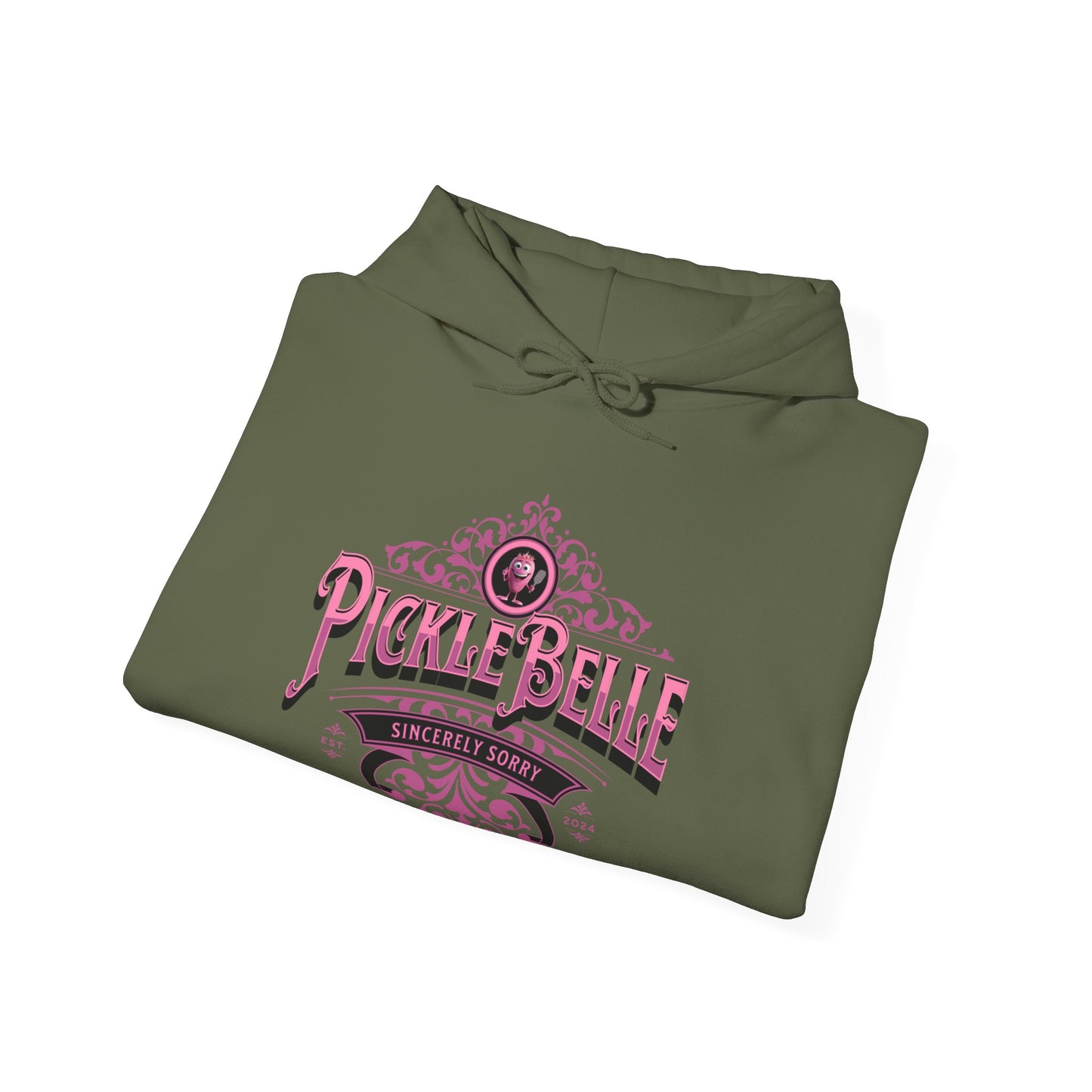 Picklebelle. Pickleball.. Unisex Heavy Blend™ Hooded Sweatshirt