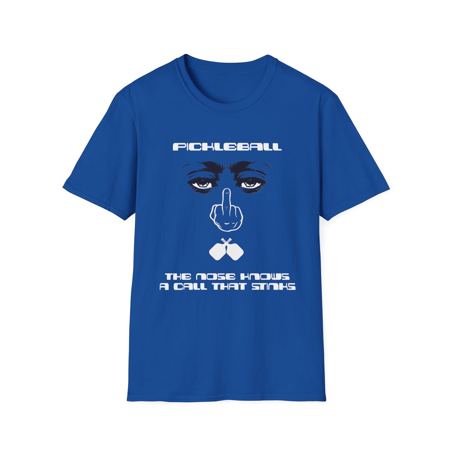 The Nose Knows When. Pickleball Tee.