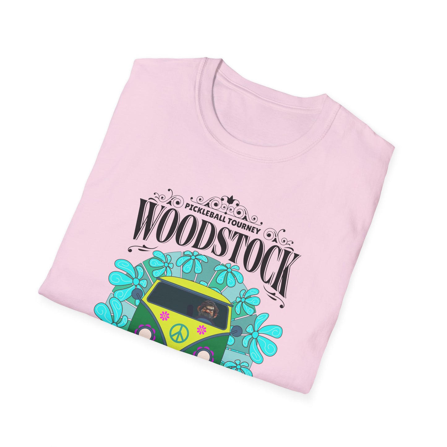 Woodstock. 3 Days of Pickleball. Pickleball Tee.