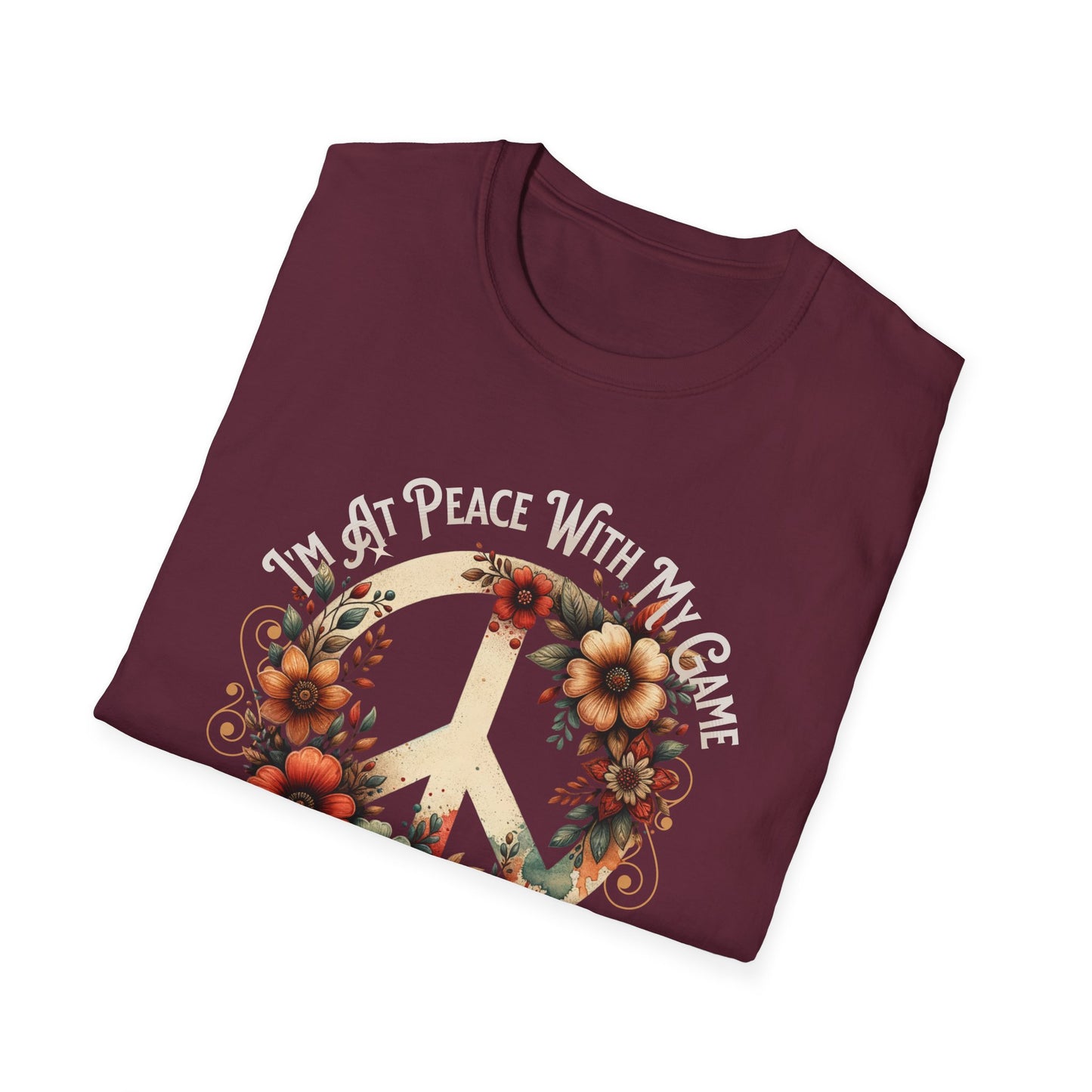 I'm At Peace With My Game. Pickleball Tee.