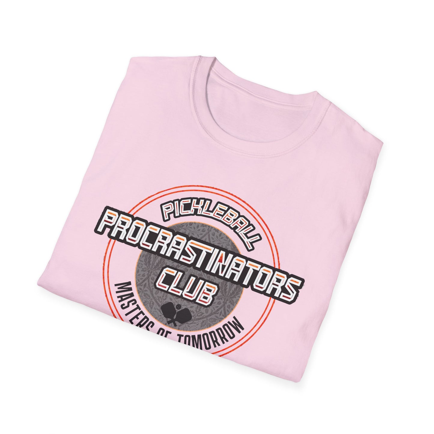 Pickleball Procrastinators Club.  Pickleball Tee.