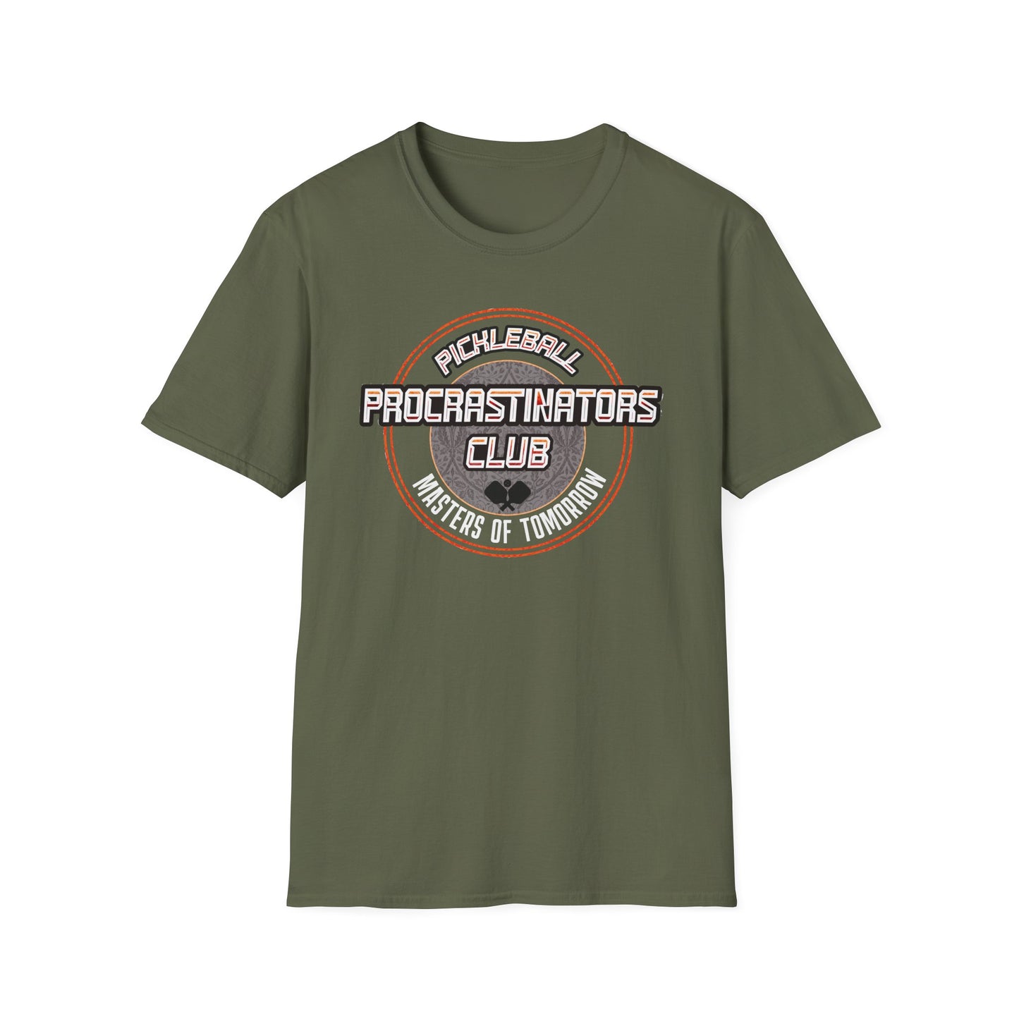 Pickleball Procrastinators Club.  Pickleball Tee.