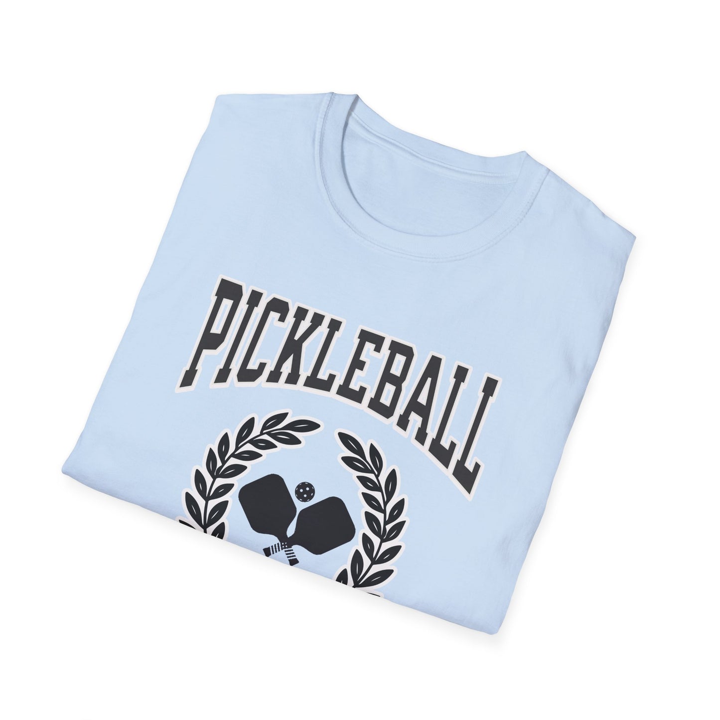 Pickleball with wreath. Pickleball Tee.