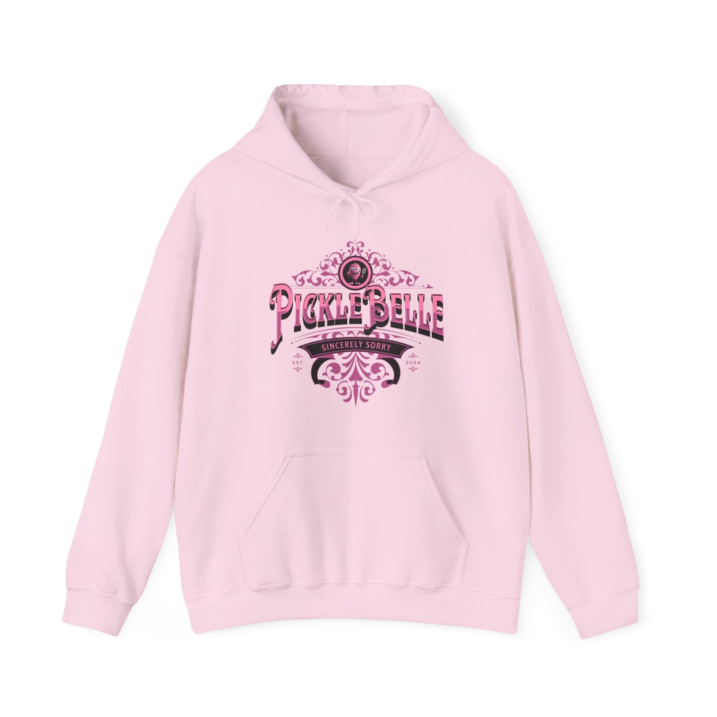 Picklebelle. Pickleball.. Unisex Heavy Blend™ Hooded Sweatshirt