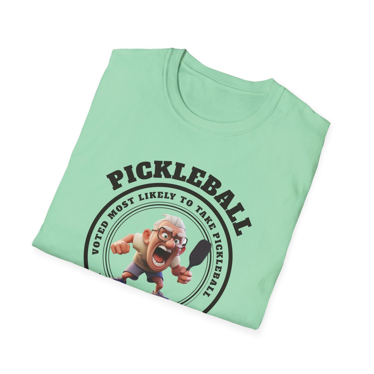 Voted Most Likely. Pickleball Tee.