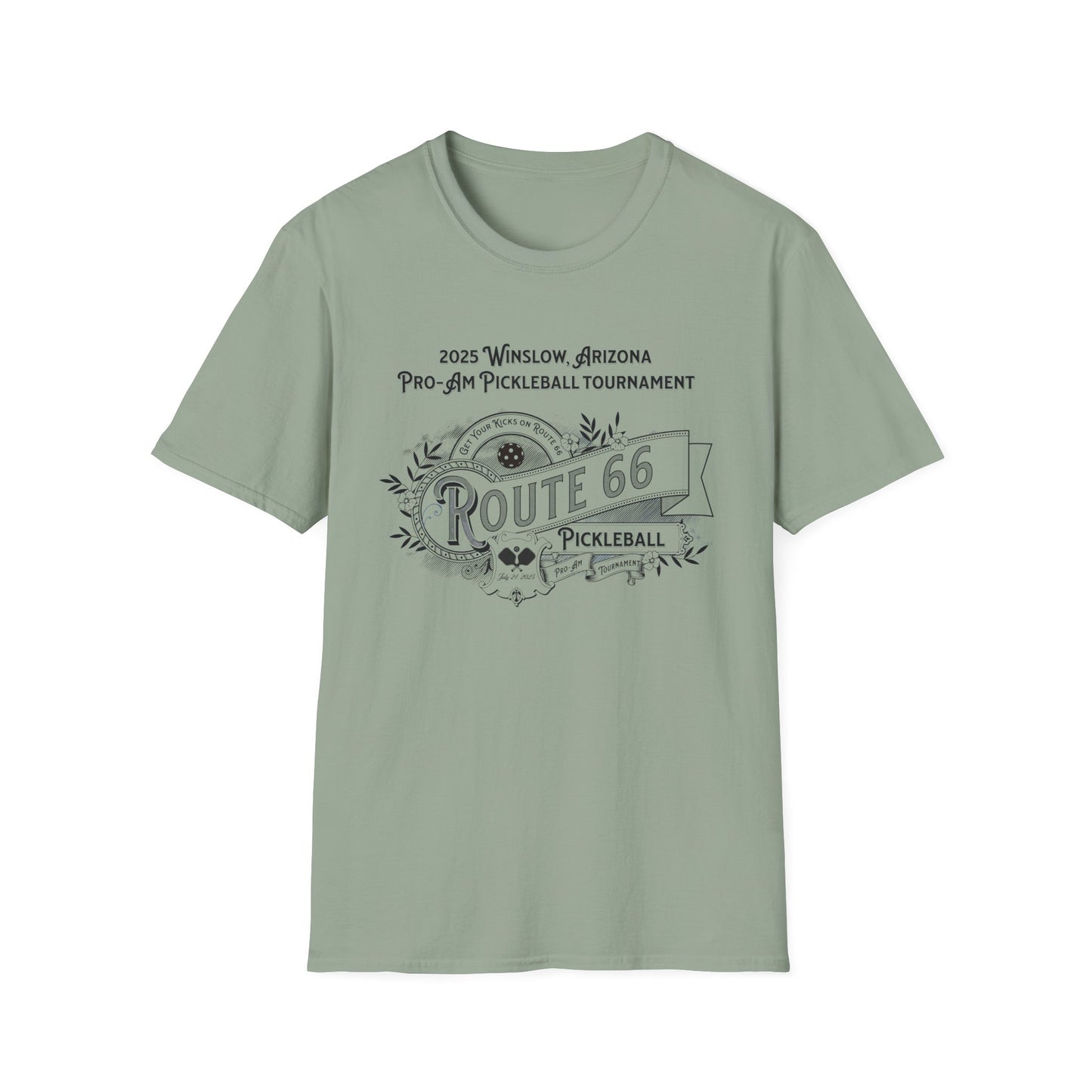 Winslow Arizona Pro-Am. Pickleball Tee.