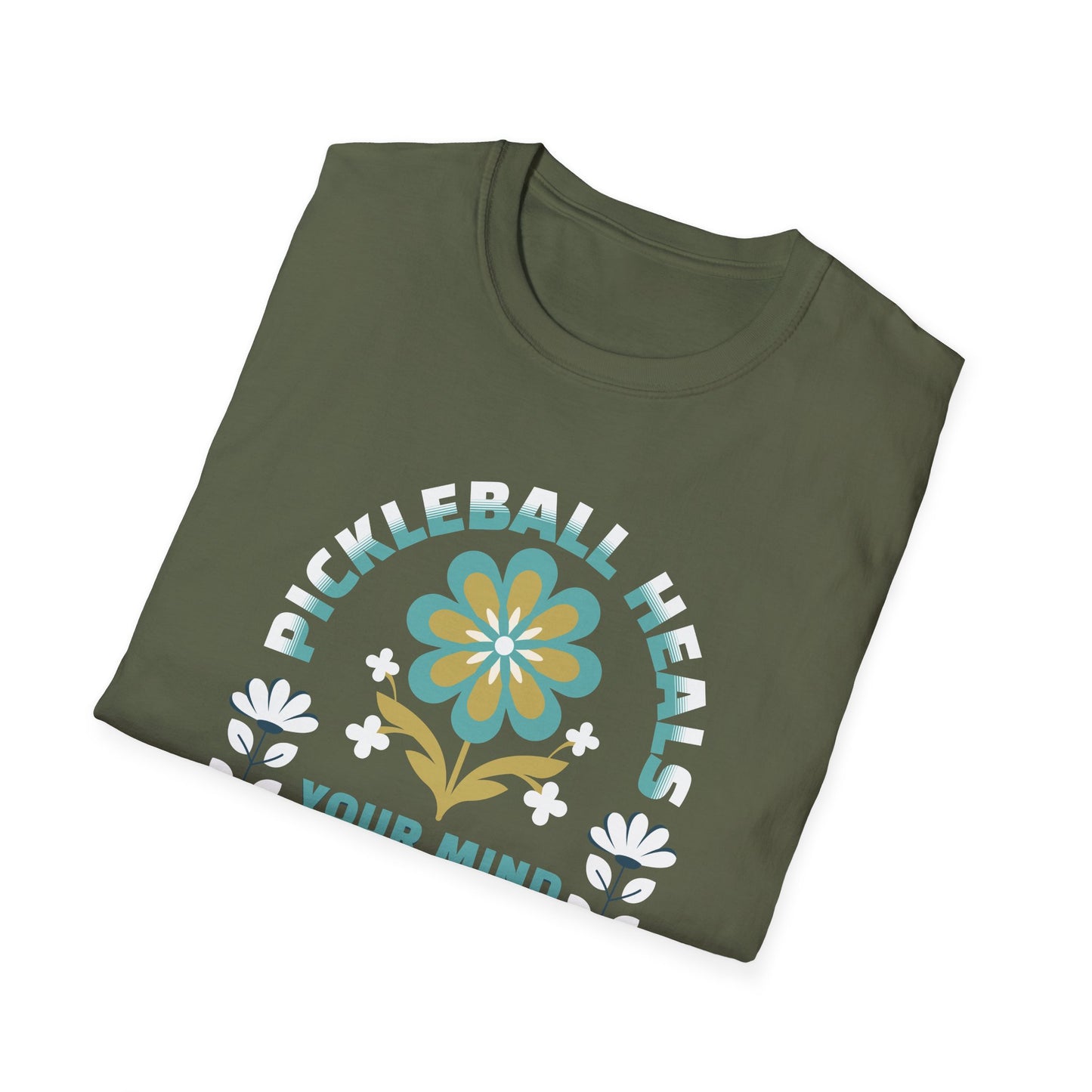 Pickleball Heals. Pickleball Tee.