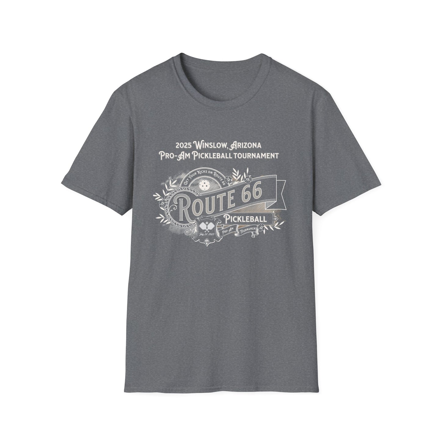 Winslow Arizona Pro-Am. Pickleball Tee.