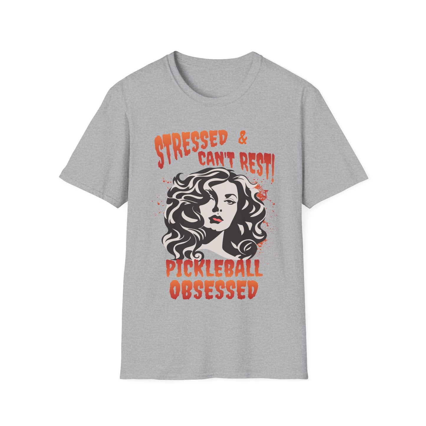Stressed & Can't Rest. Pickleball Tee.