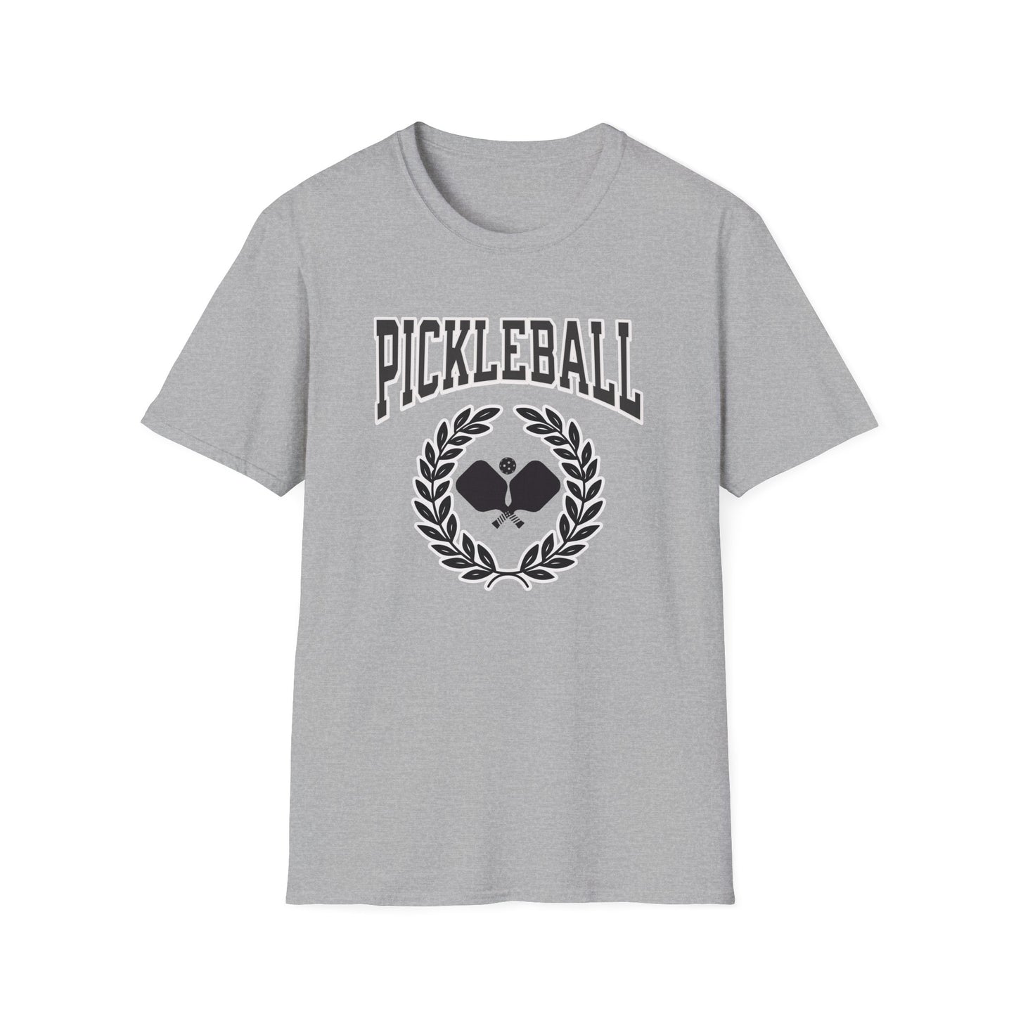 Pickleball with wreath. Pickleball Tee.