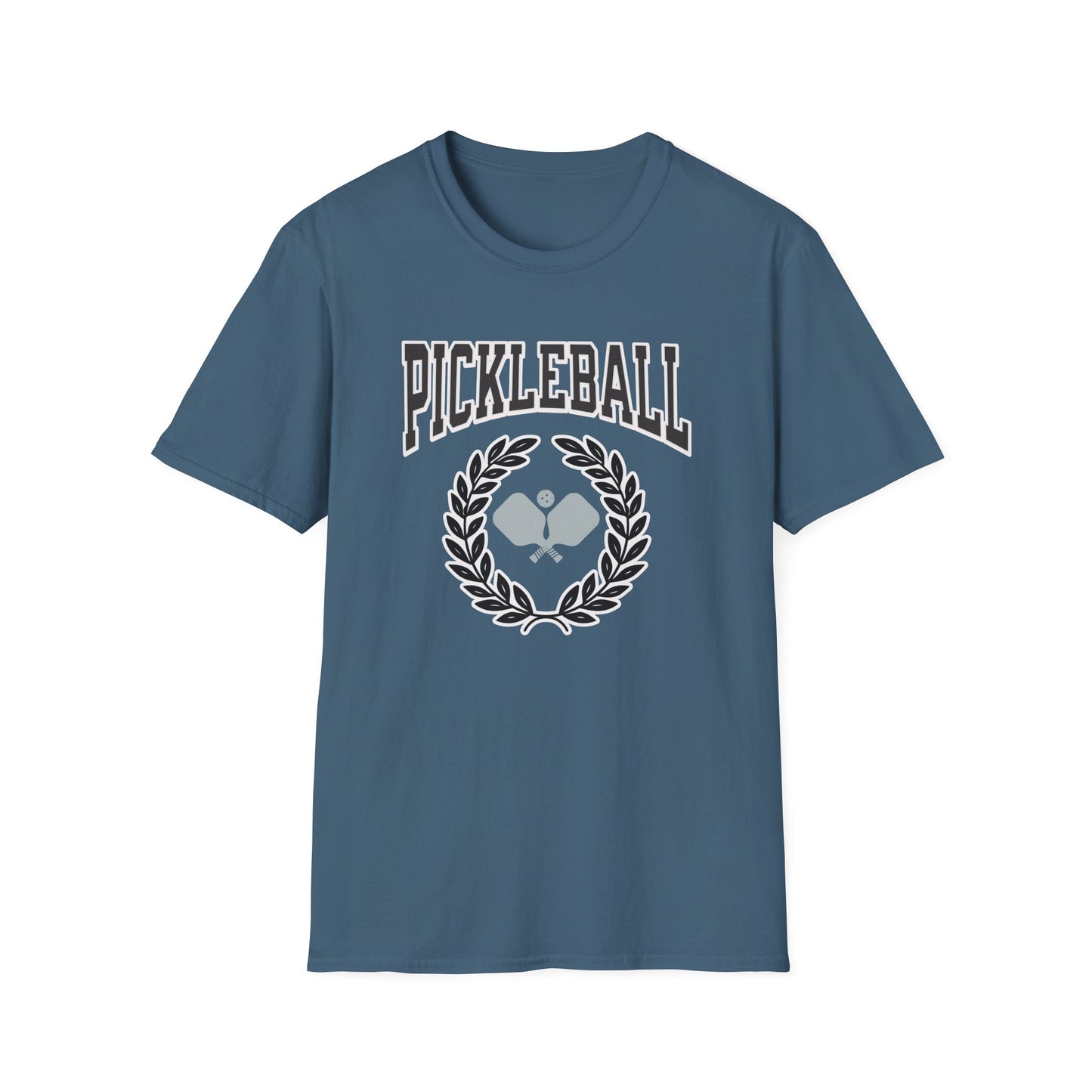 Pickleball with wreath. Pickleball Tee.