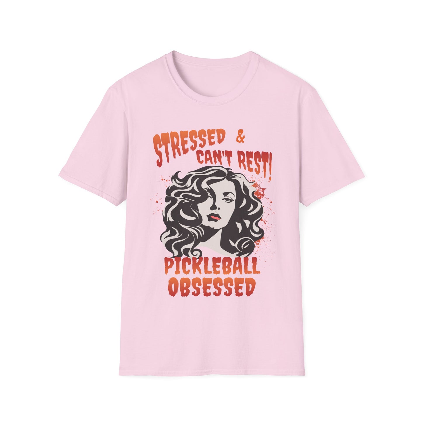 Stressed & Can't Rest. Pickleball Tee.