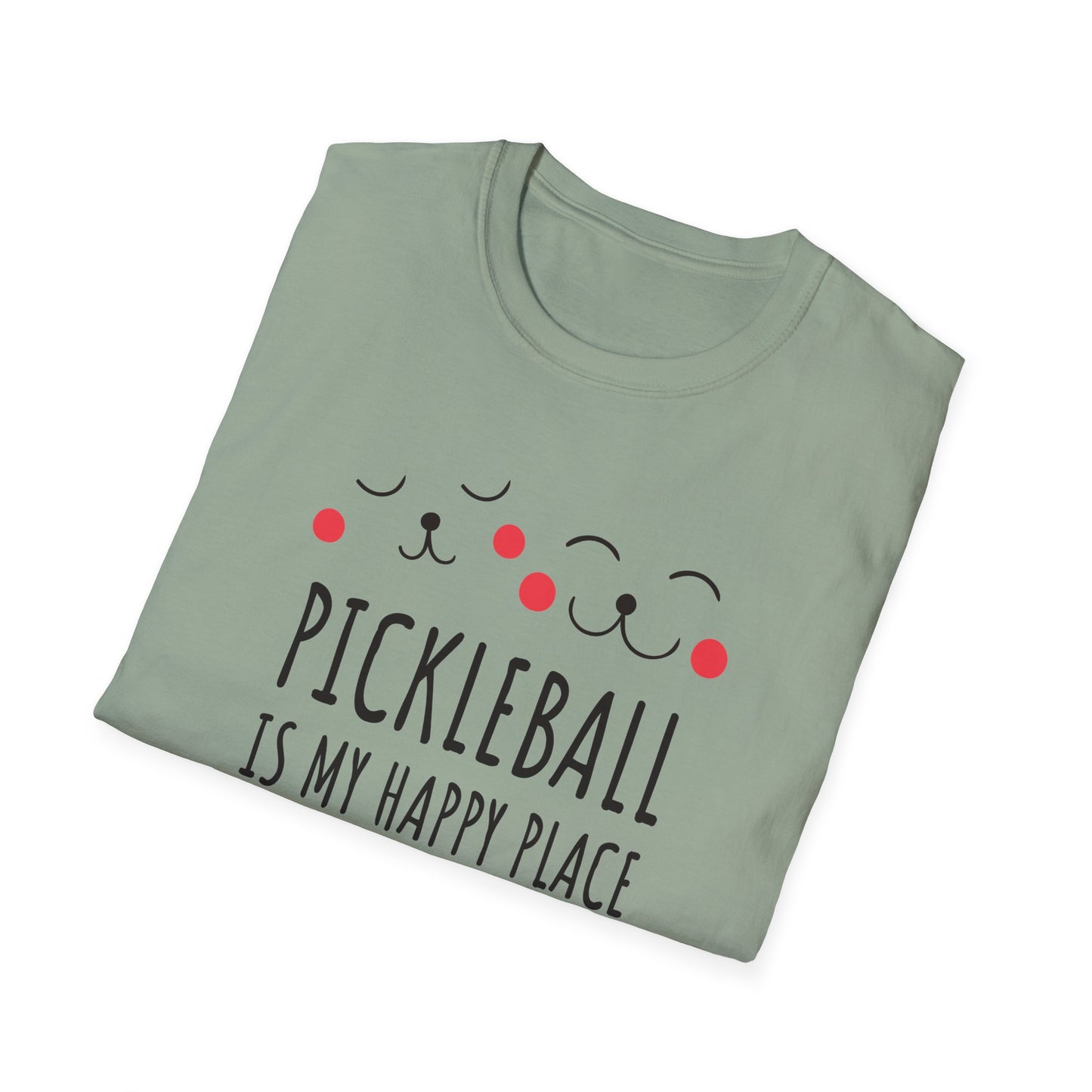 Pickleball is My Happy Place. Pickleball Tee.