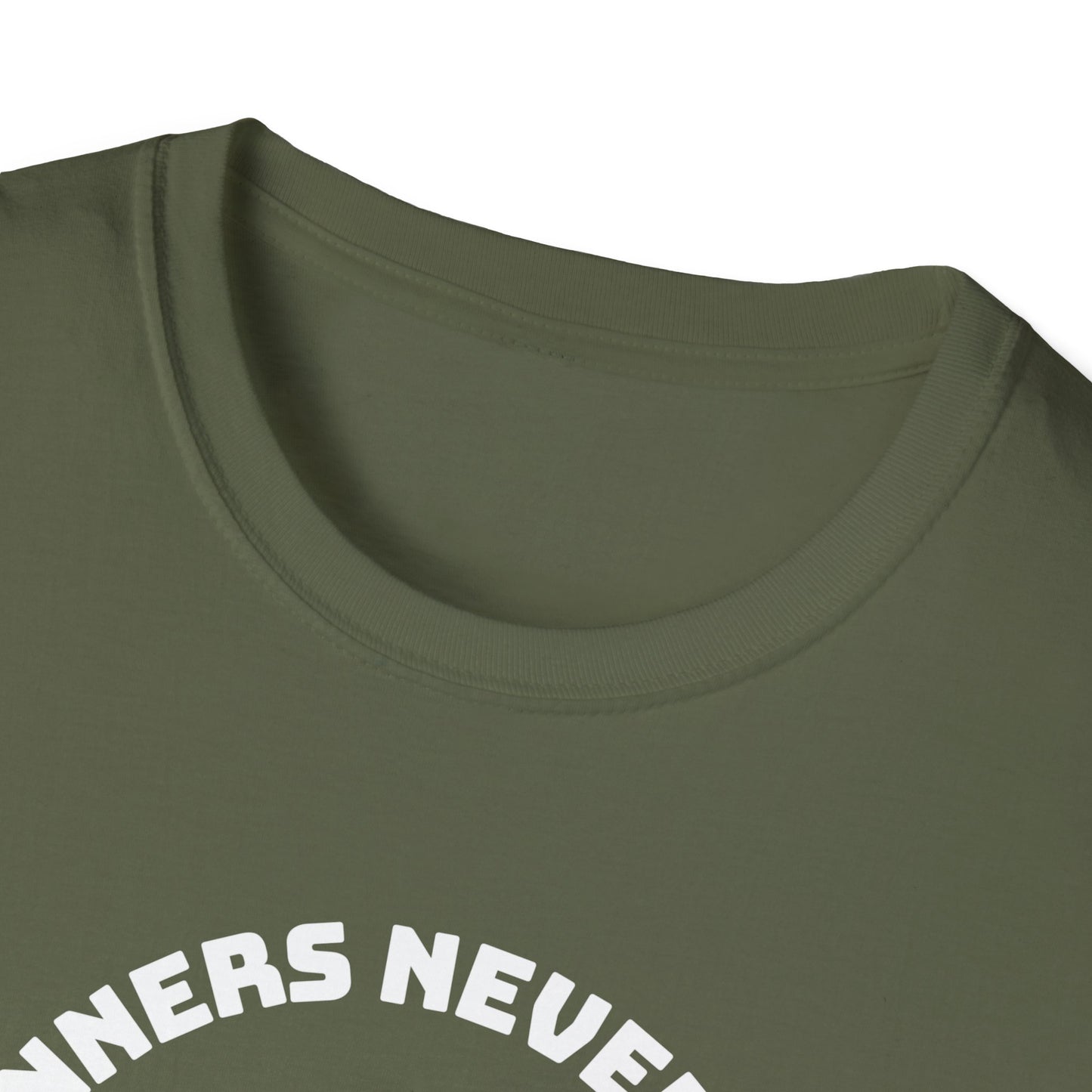 Winners Never Quit.  Pickleball Tee.