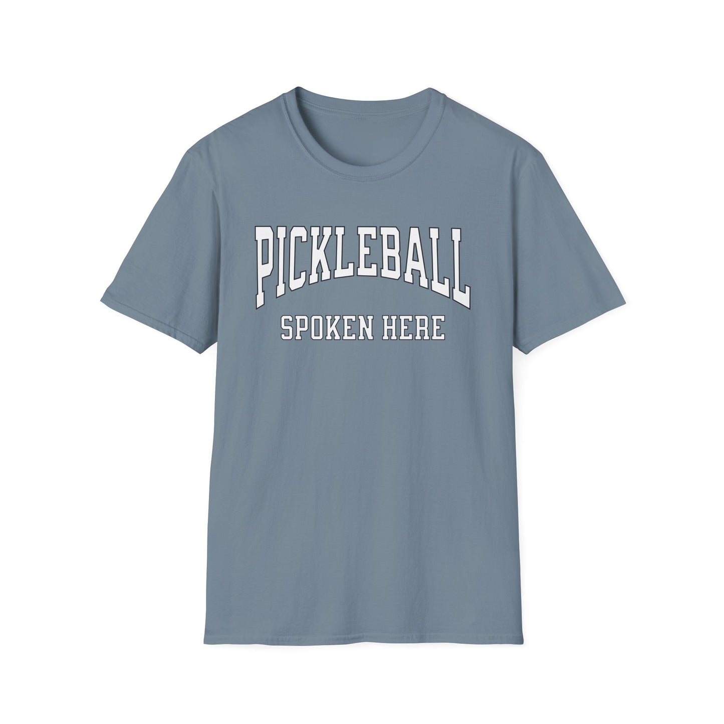 Pickleball Spoken Here. Pickleball Tee.