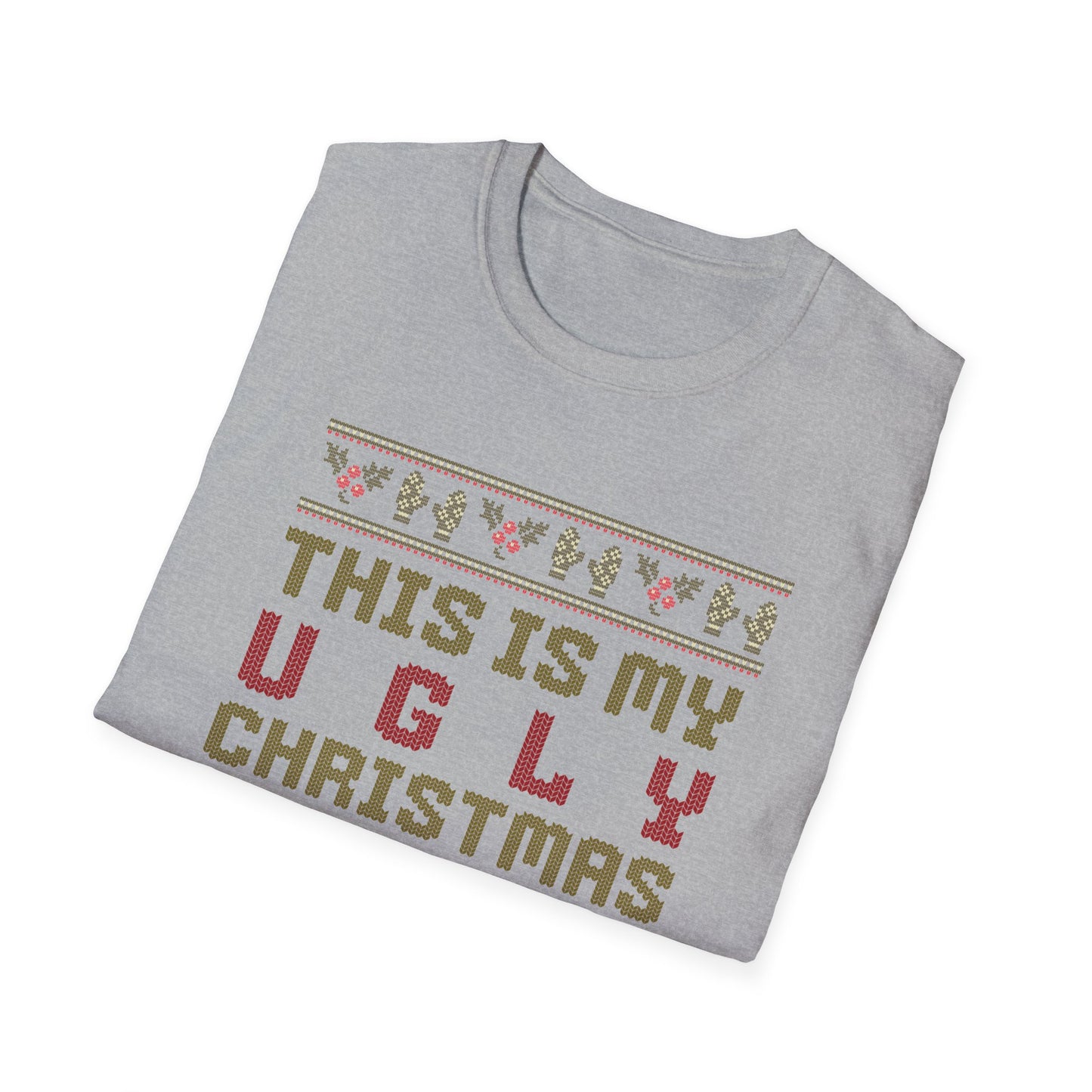 This is My Ugly Christmas Pickleball T-Shirt. Pickleball Tee.