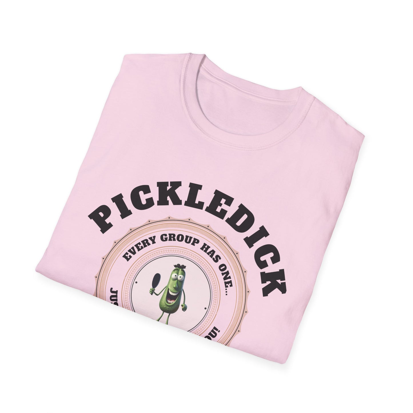 PickleDick.  Pickleball Tee.