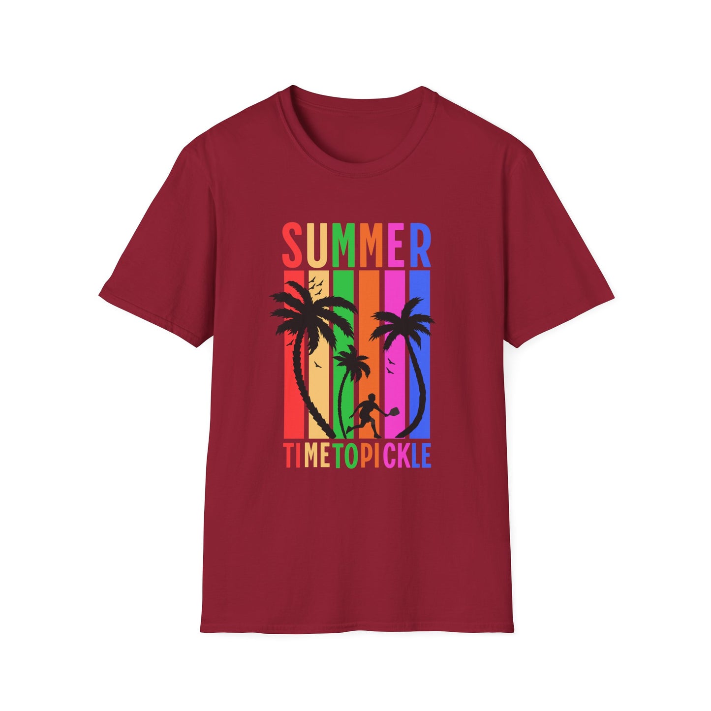 Summer. Time to pickle!. Pickleball Tee.