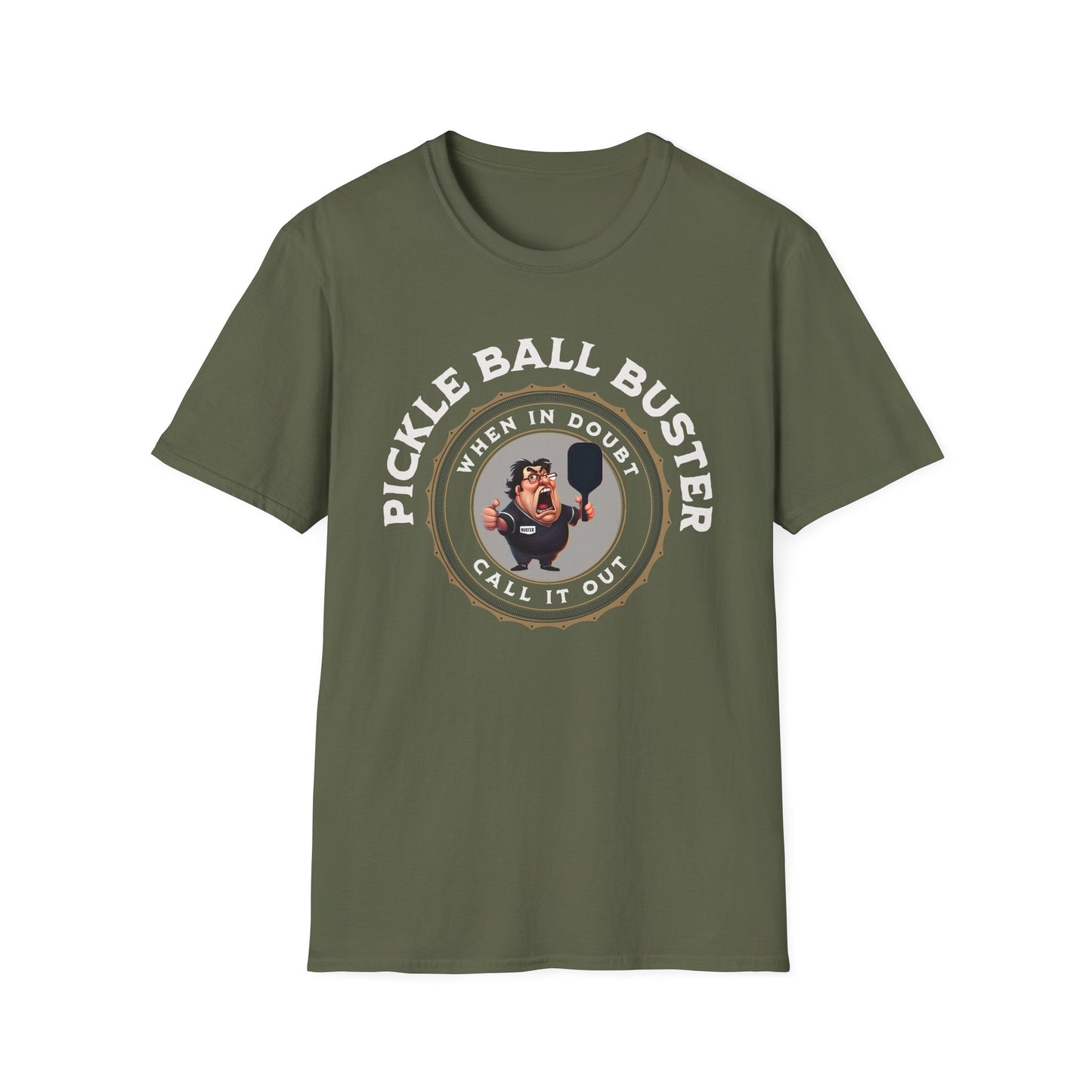 Pickle Ball Buster. Pickleball Tee.