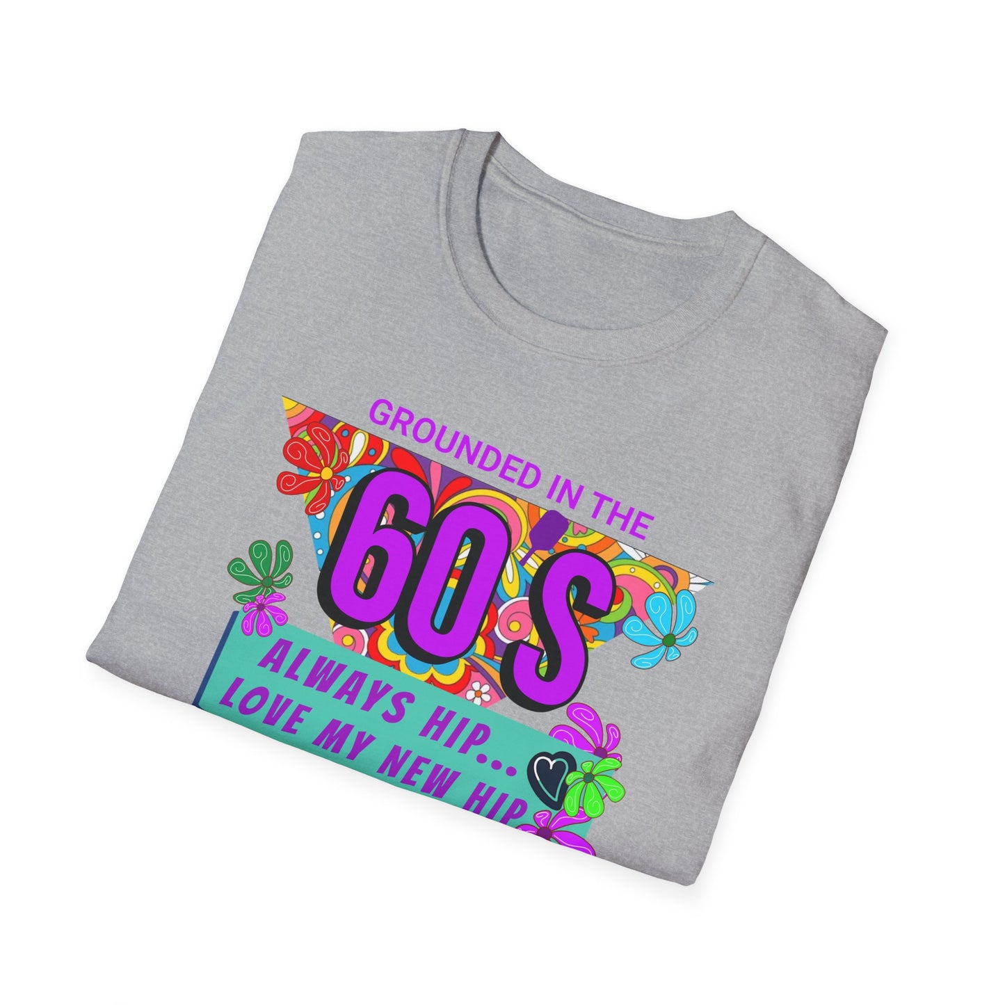 Grounded in the 60's. Always Hip. Pickleball Tee.
