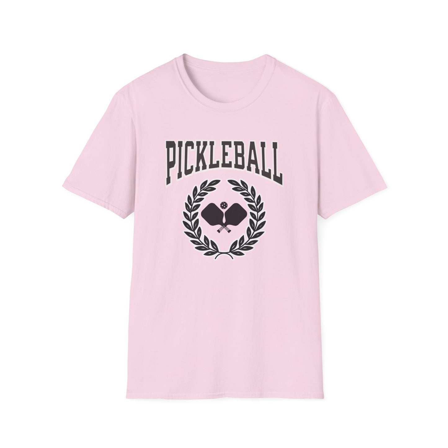 Pickleball with wreath. Pickleball Tee.