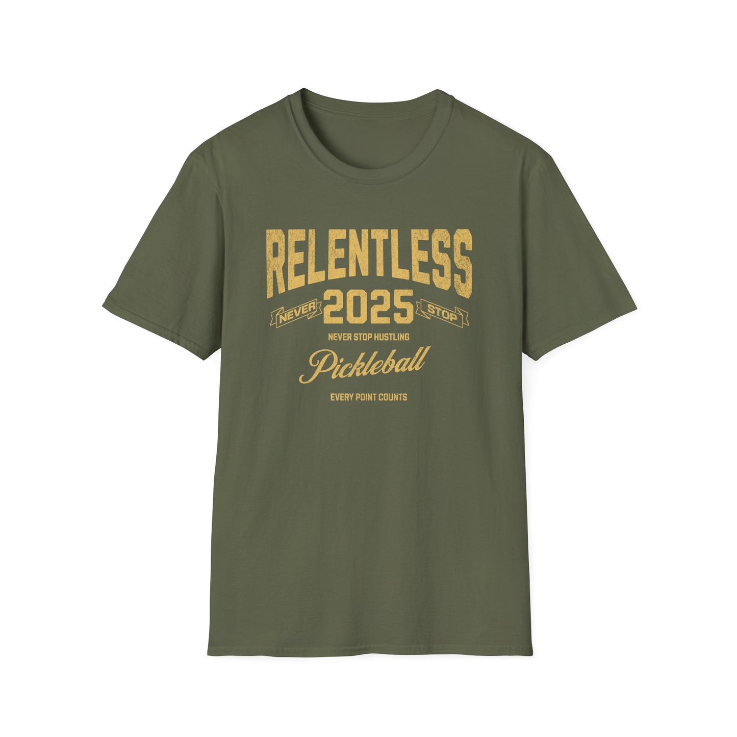 Relentless. Pickleball Tee.