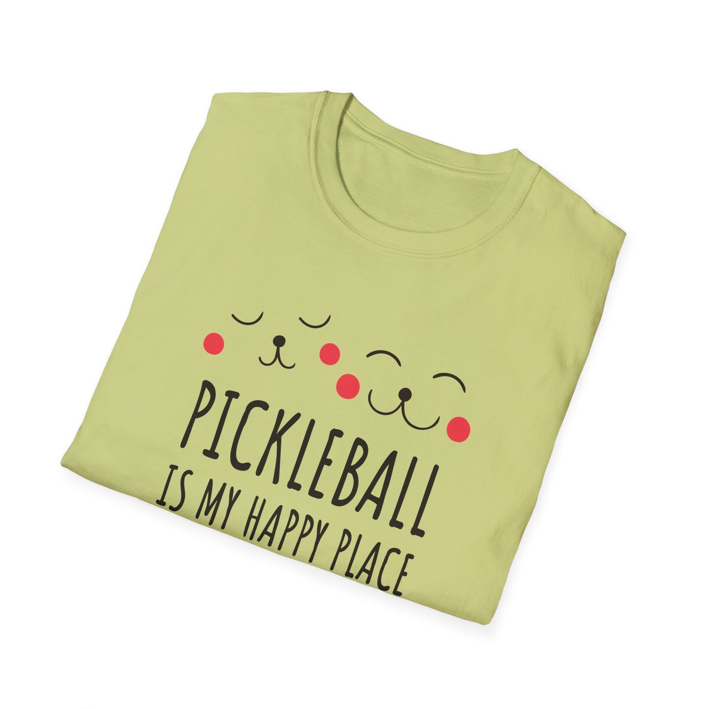 Pickleball is My Happy Place. Pickleball Tee.