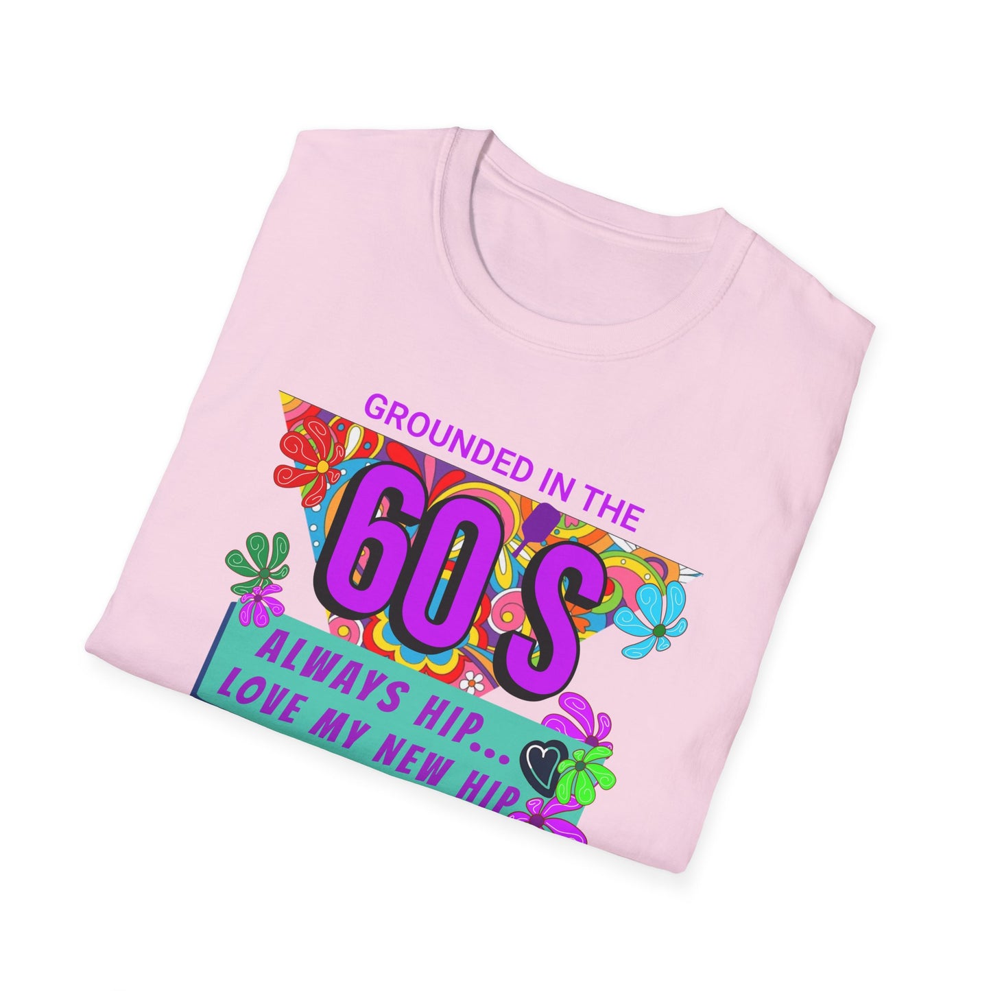 Grounded in the 60's. Always Hip. Pickleball Tee.