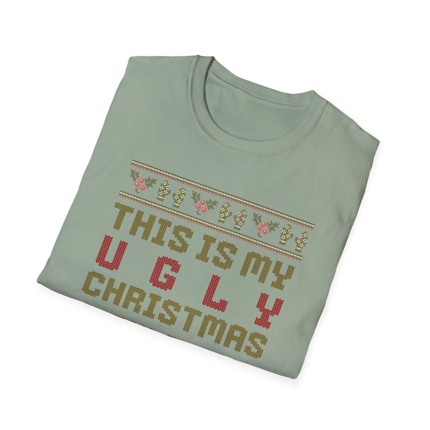 This is My Ugly Christmas Pickleball T-Shirt. Pickleball Tee.