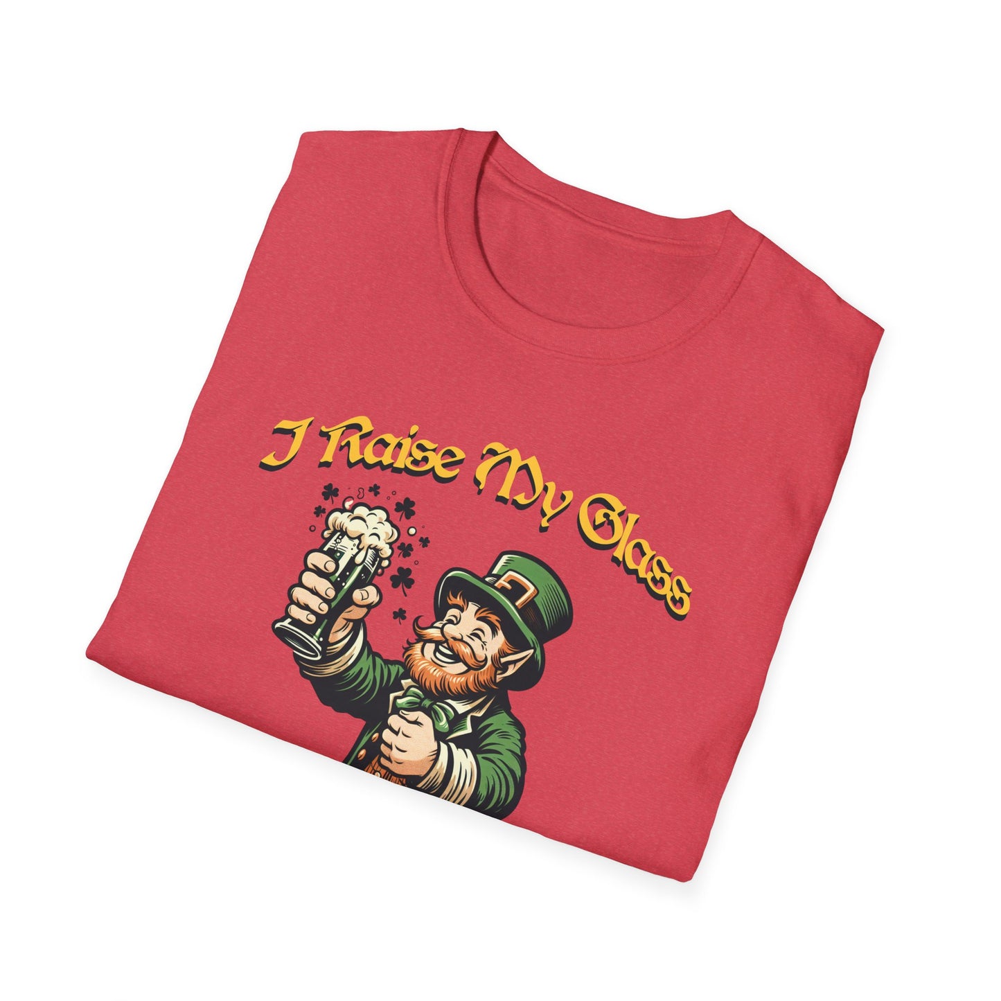 I Raise My Glass. Pickleball Tee.