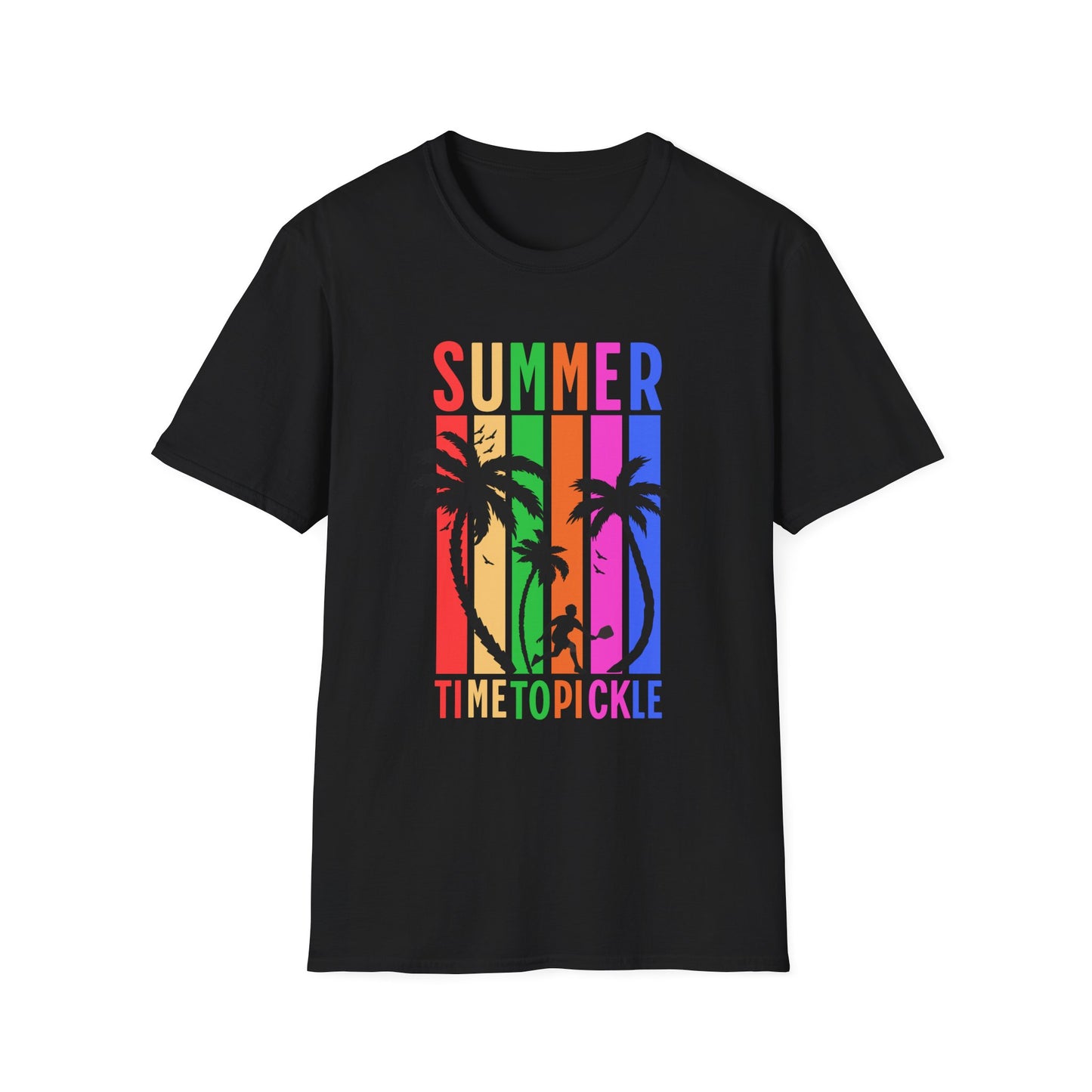 Summer. Time to pickle!. Pickleball Tee.
