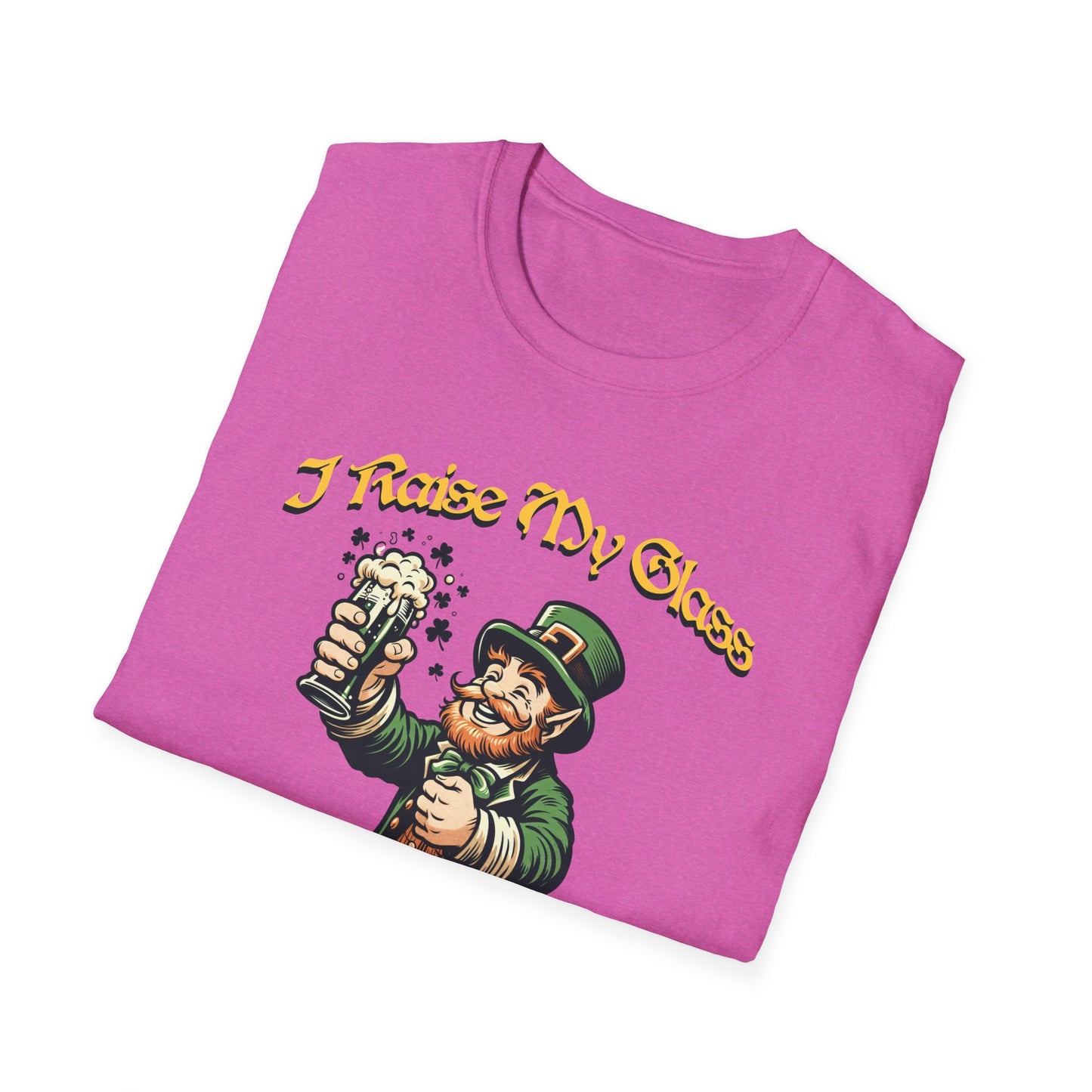 I Raise My Glass. Pickleball Tee.