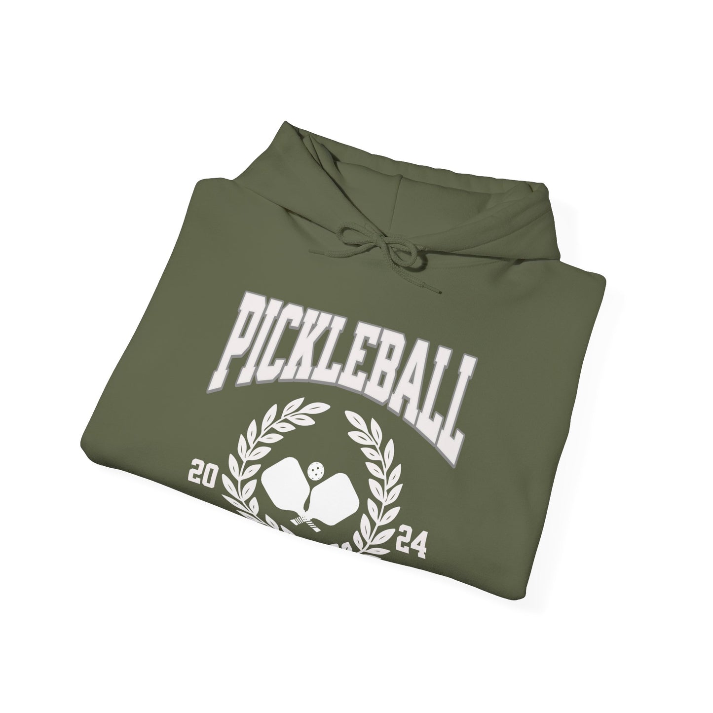 Pickleball with Wreath.