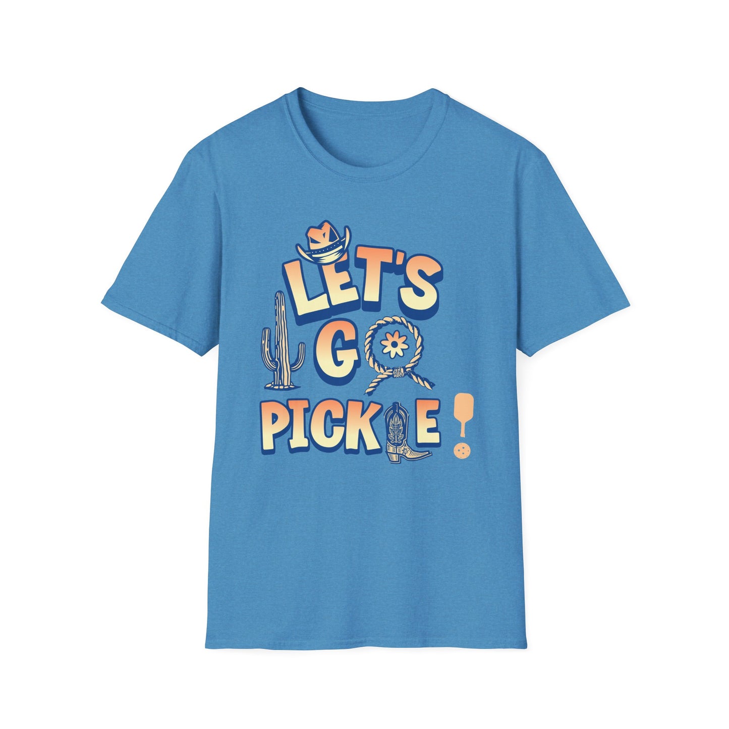 Let's Go Pickle. Pickleball Tee.