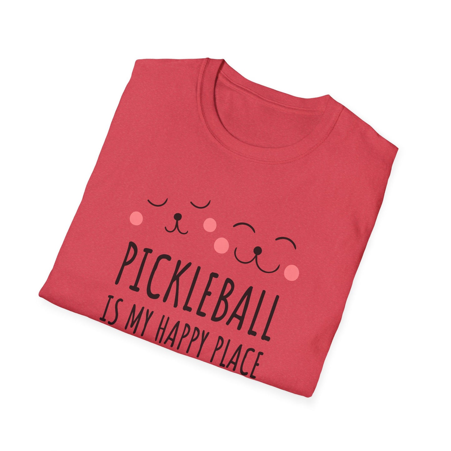 Pickleball is My Happy Place. Pickleball Tee.