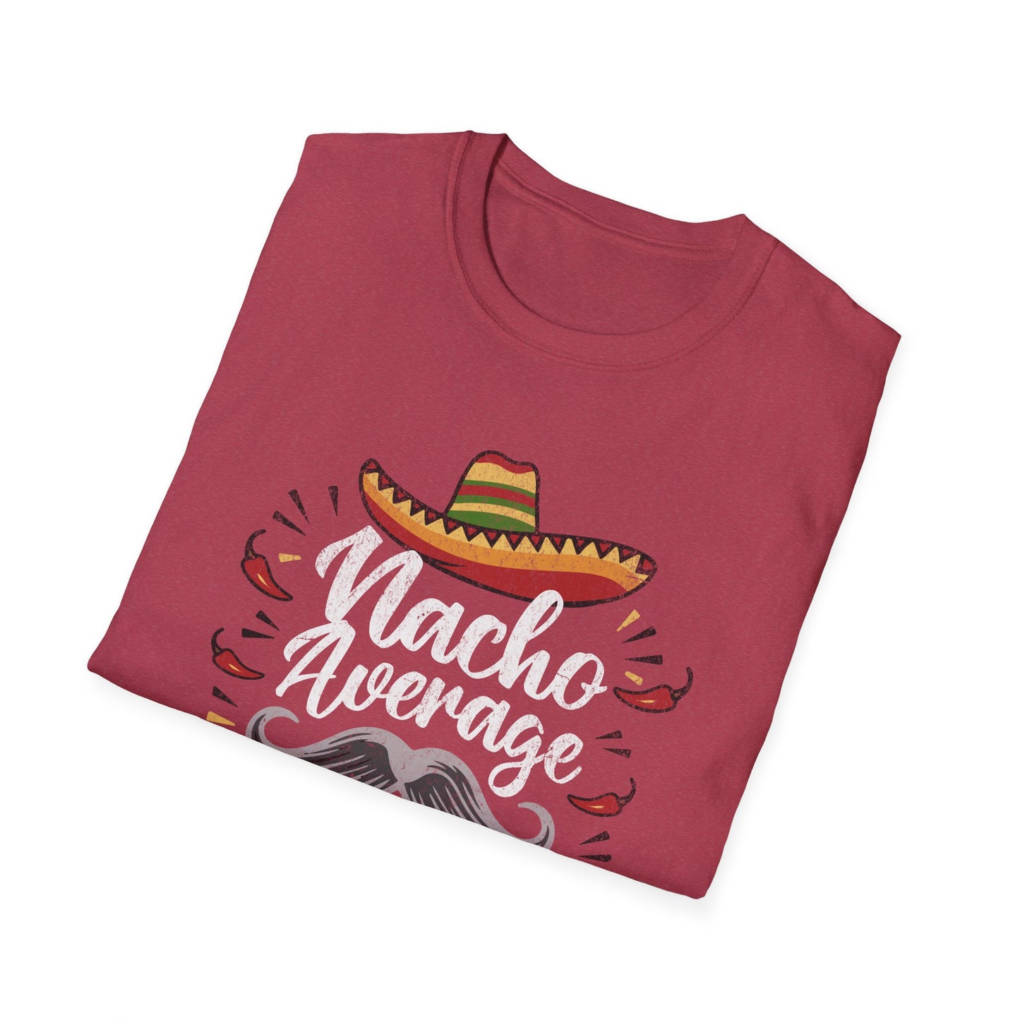 Nacho Average Dad. Pickleball Tee.