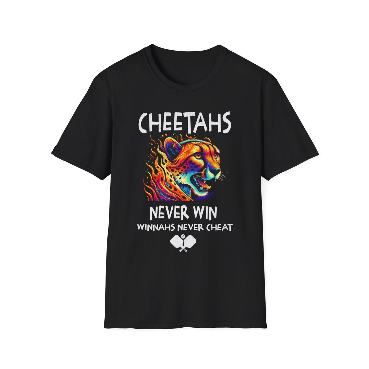 Cheetahs Never Win. Pickleball Tee.